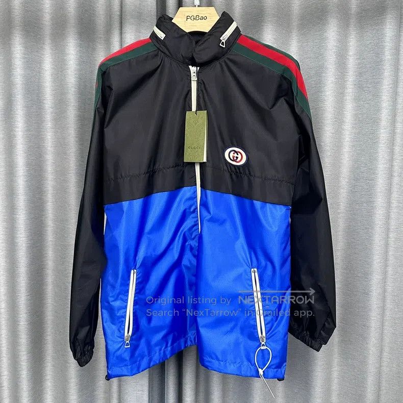 Gucci Gucci Double G standard colour-blocked jacket Size US S / EU 44-46 / 1 - 1 Thumbnail