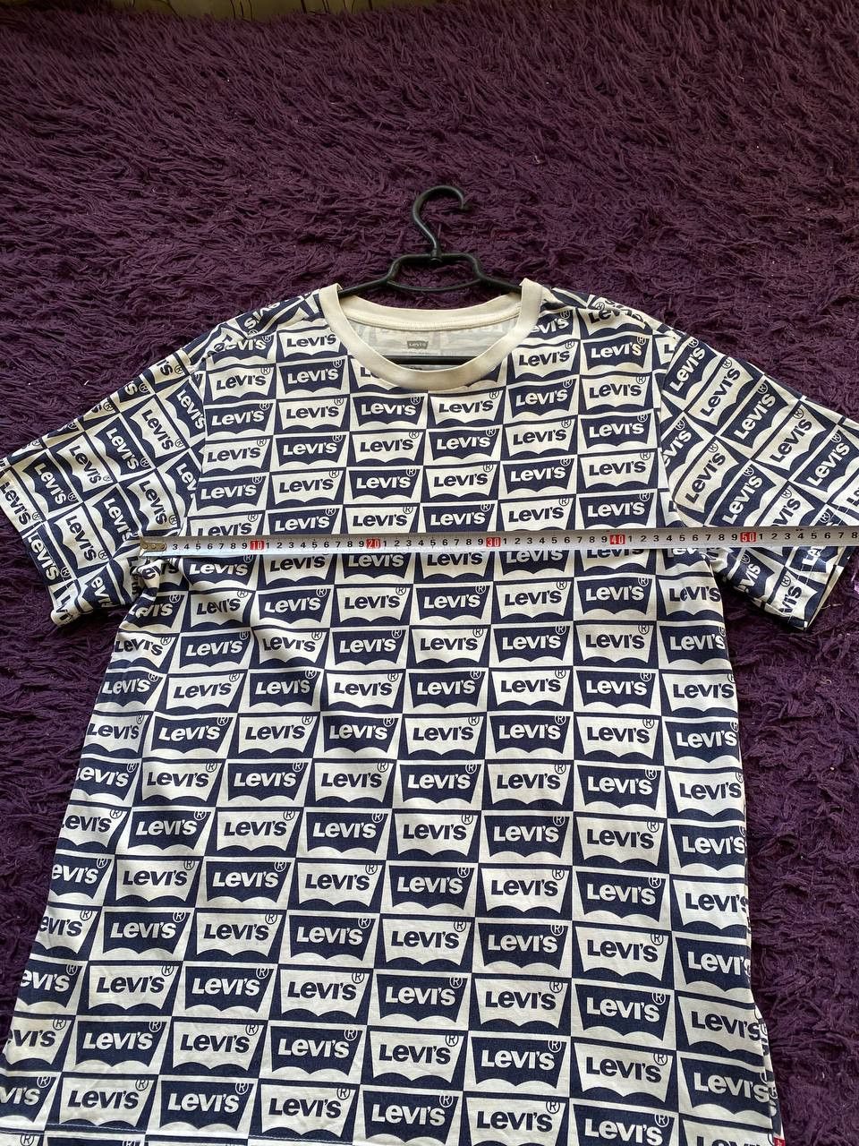 Levi's × Vintage Vintage Levi’s Distressed Logo Pink T Shirt Monogram logo Size US M / EU 48-50 / 2 - 9 Thumbnail