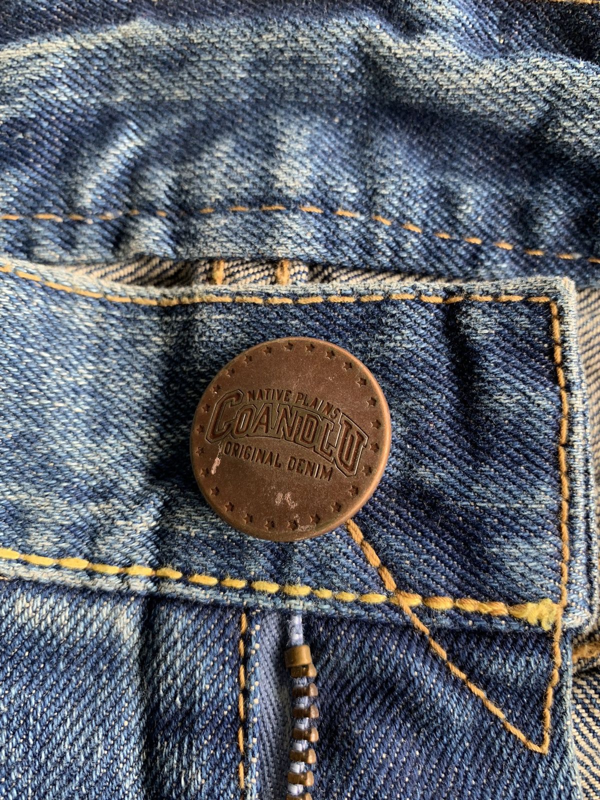 Other RARE💥CO&LU SELVEDGE PLAY GAME DISTRESSED DENIM🎌 Size US 29 - 18 Thumbnail