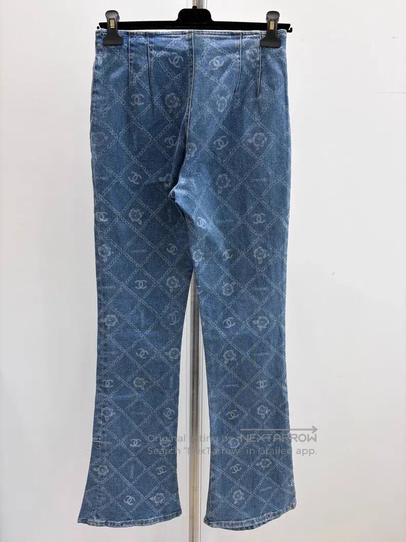 Chanel Chanel Camelia micro-la jeans Size 25" / US 0 / IT 36 - 2 Thumbnail