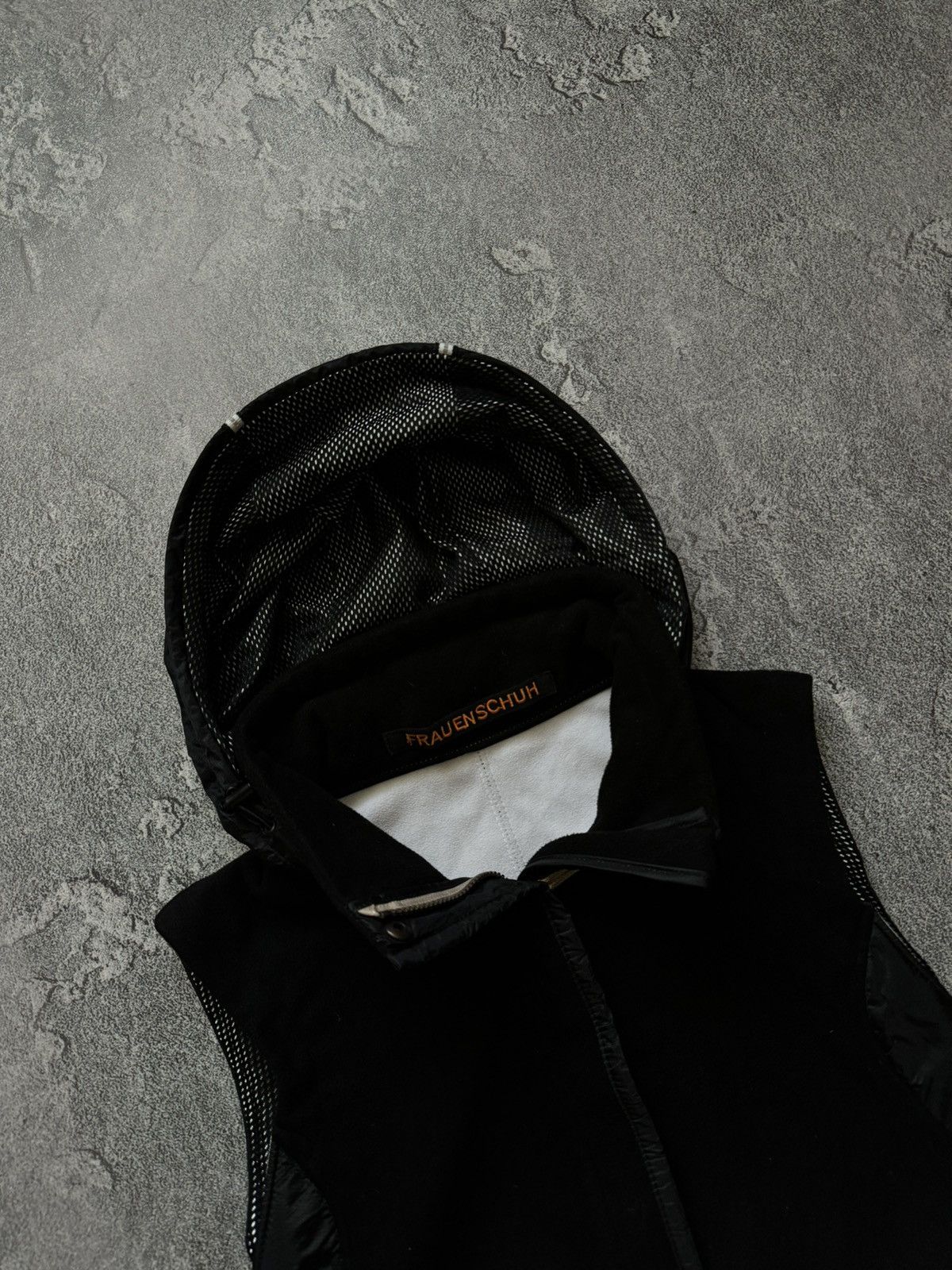 Frauenschuh × Vintage Frauenschuh M Wmns fleece vest jacket sleeveless hooded Size M / US 6-8 / IT 42-44 - 4 Thumbnail