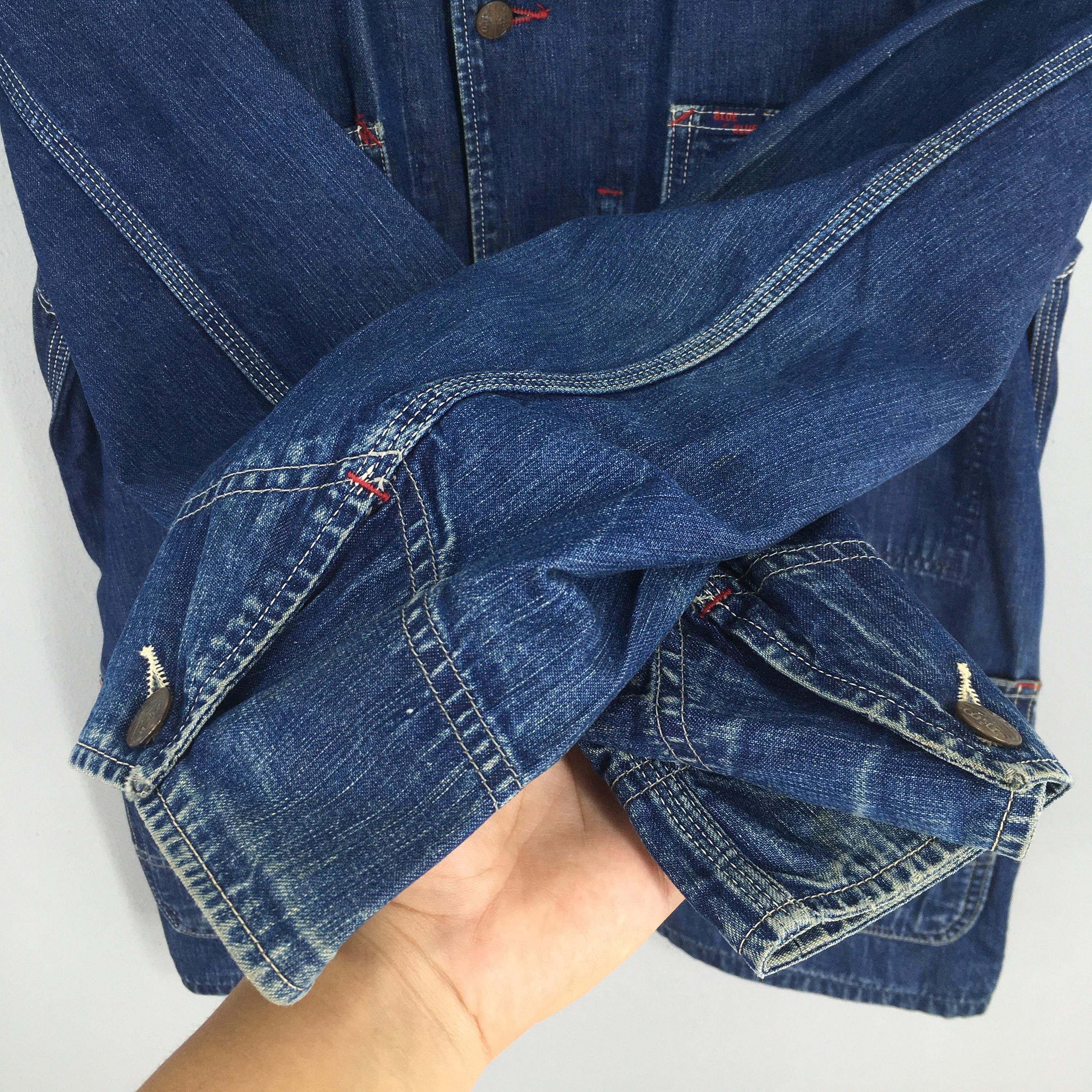 45rpm Vintage Blue Blue Japan Chore Denim Workers Jacket Medium Size US M / EU 48-50 / 2 - 5 Thumbnail