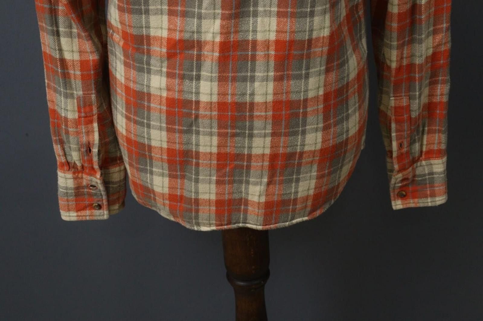 Designer Nudie Jeans Co Multi Plaid Cotton Front Shirt Size L Size US L / EU 52-54 / 3 - 10 Thumbnail