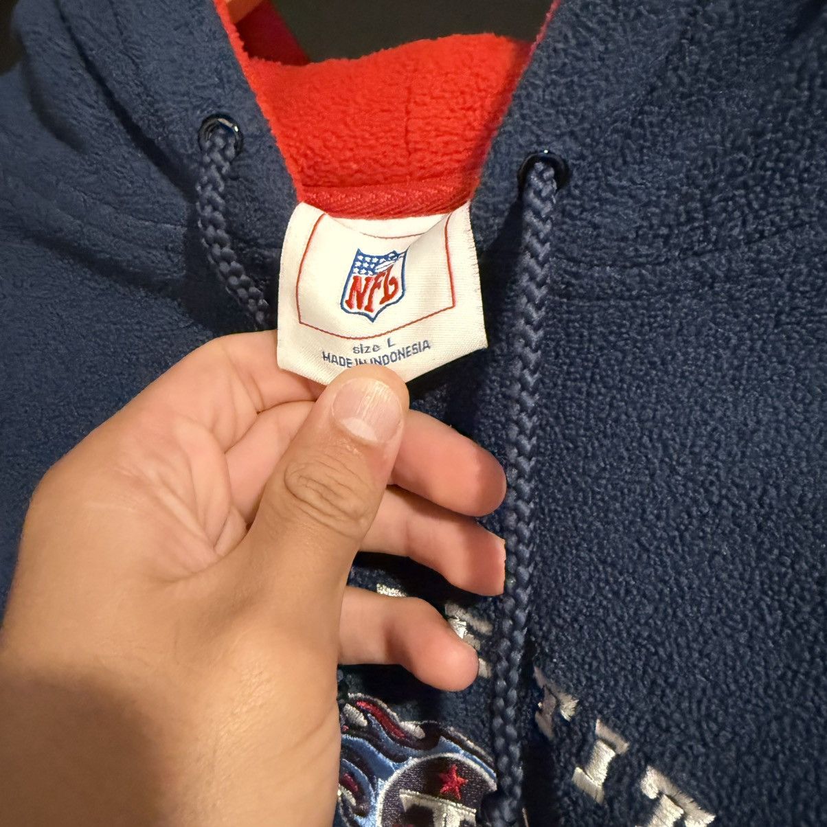 NFL Vintage NFL Tennessee Titans Hoodie Size US XL / EU 56 / 4 - 3 Thumbnail