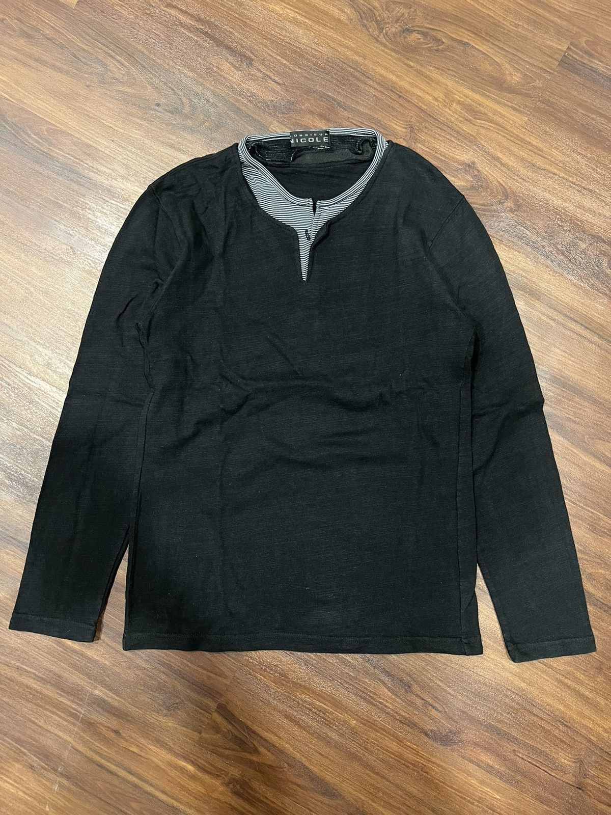If Six Was Nine × Japanese Brand × Le Grande Bleu (L.G.B.) Japanese Nicole Double Layer Collar Size US M / EU 48-50 / 2 - 1 Thumbnail
