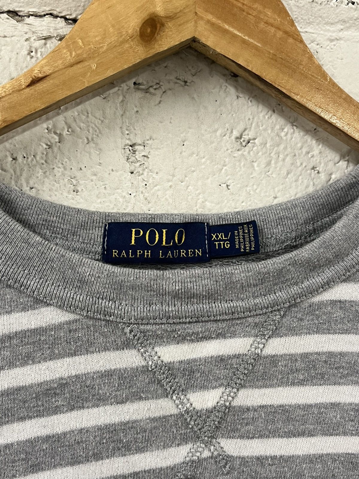 Polo Ralph Lauren Polo ralph lauren vintage stripped crewneck preppy Size US XXL / EU 58 / 5 - 5 Thumbnail