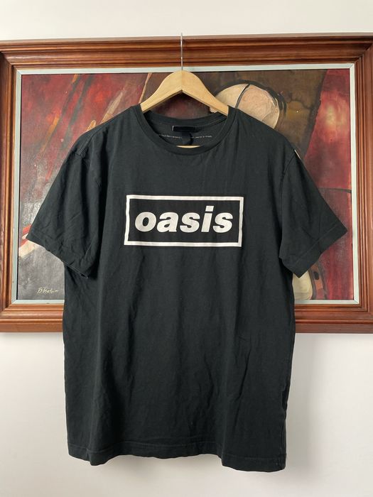 H&M OASIS Band T-shirt H&m Collab Classic Logo Boxlogo Rock Hype