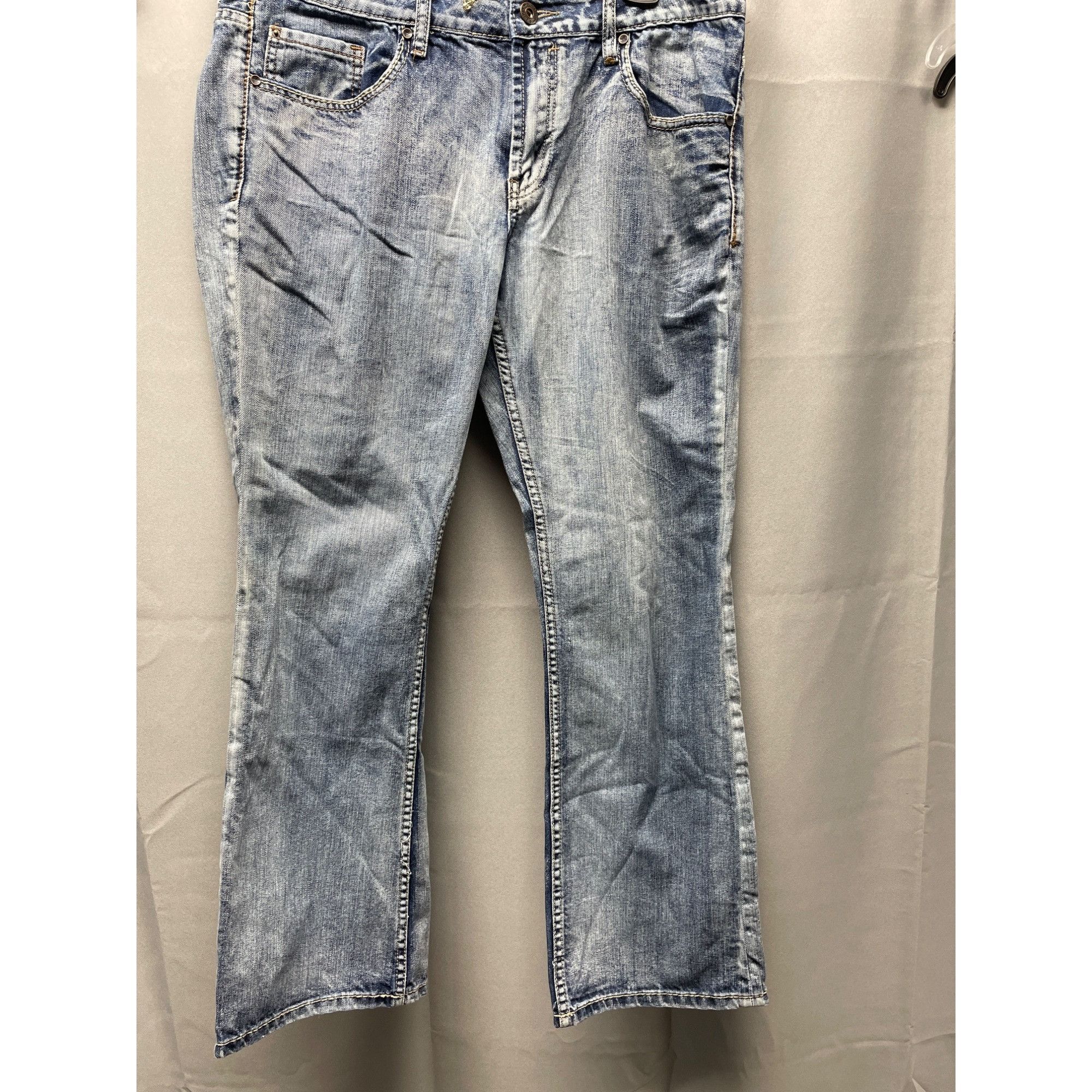 Buffalo David Bitton Buffalo David Bitton Men's Blue Jeans Straight Size 36x30 SK Size US 36 / EU 52 - 1 Thumbnail