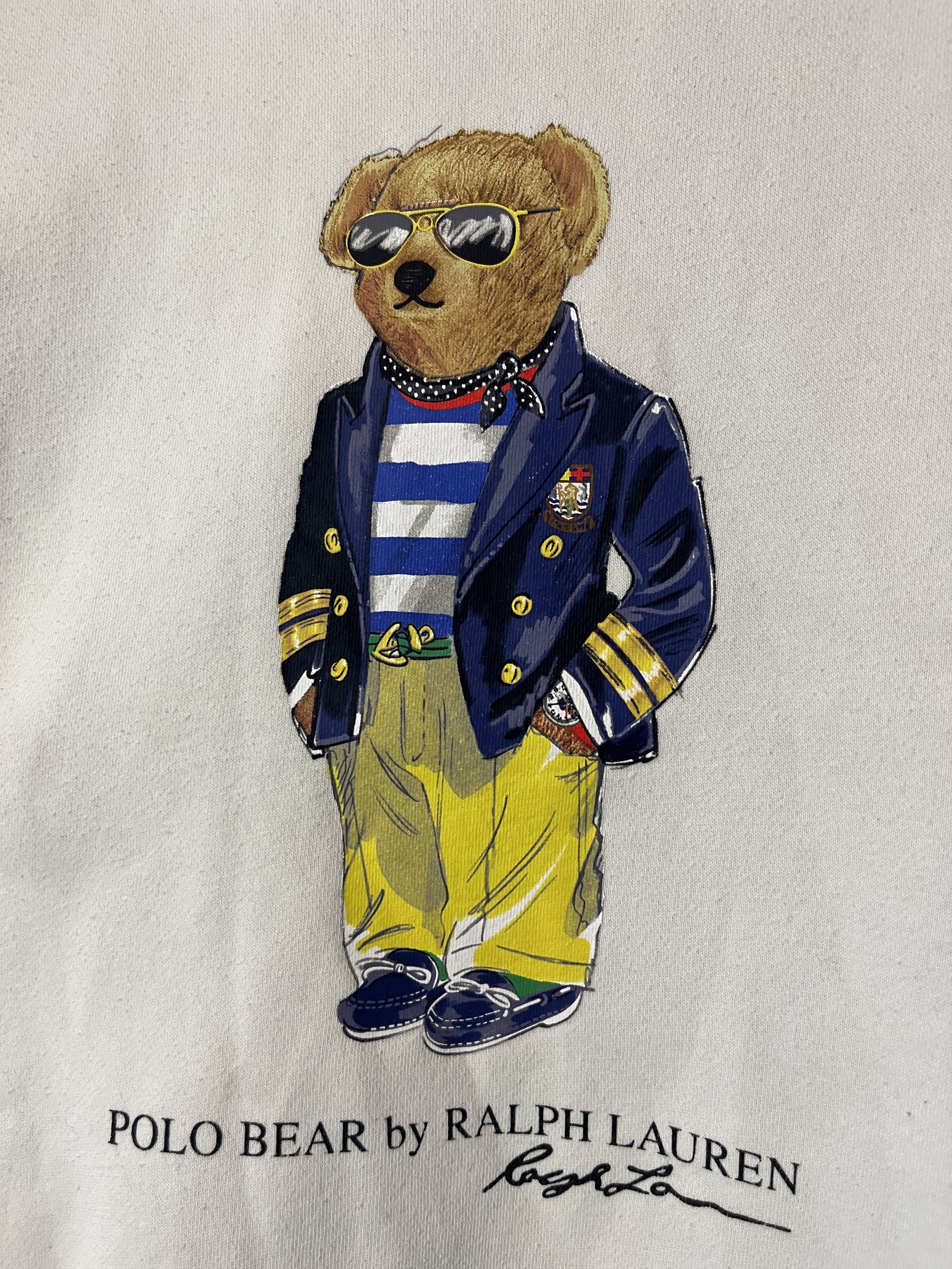 Polo Ralph Lauren × Ralph Lauren 2020 POLO BEAR by Ralph Lauren White Hoodie Sweatshirt Size US M / EU 48-50 / 2 - 3 Thumbnail