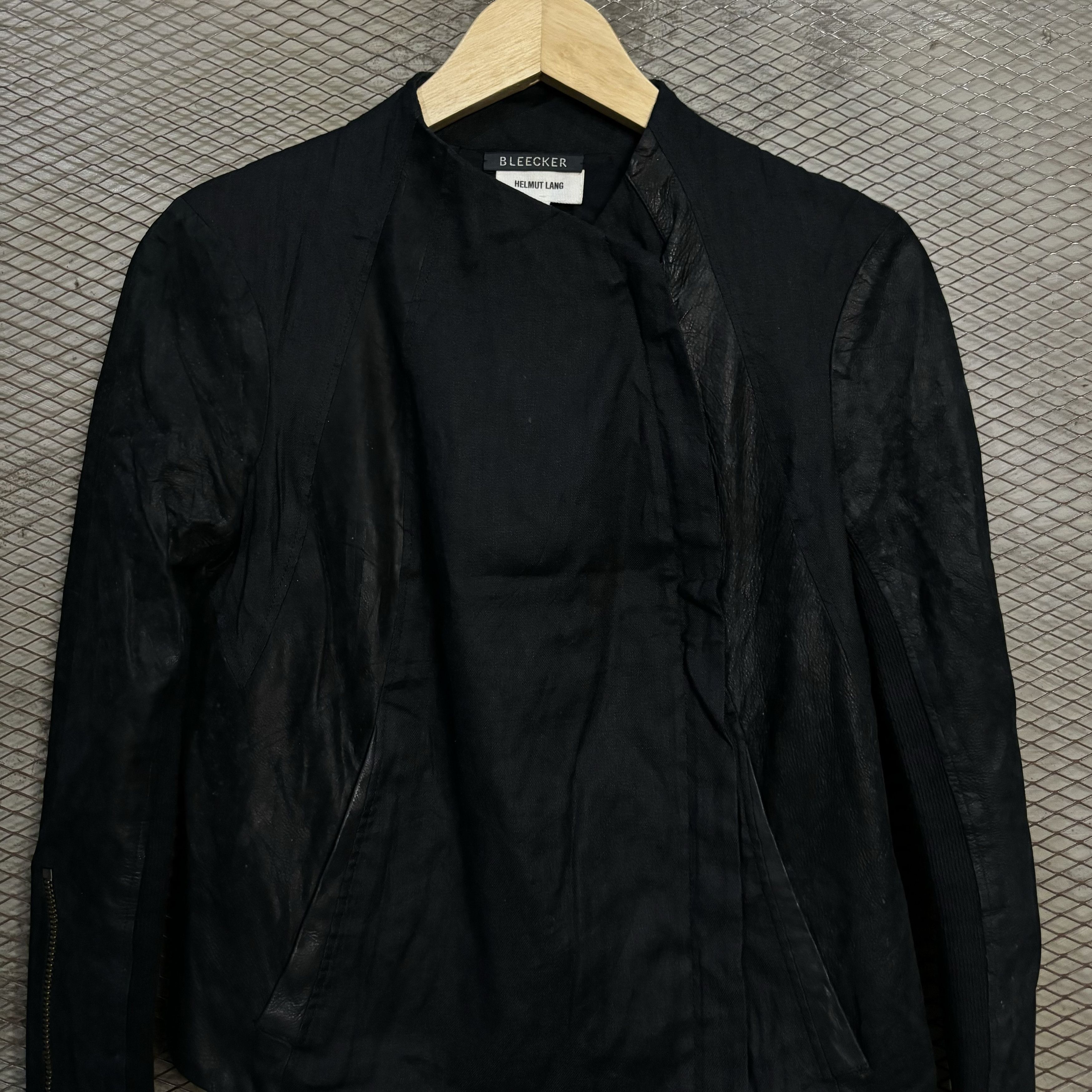 Helmut Lang Helmut Lang Bleecker Leather Jacket Size S / US 4 / IT 40 - 2 Thumbnail
