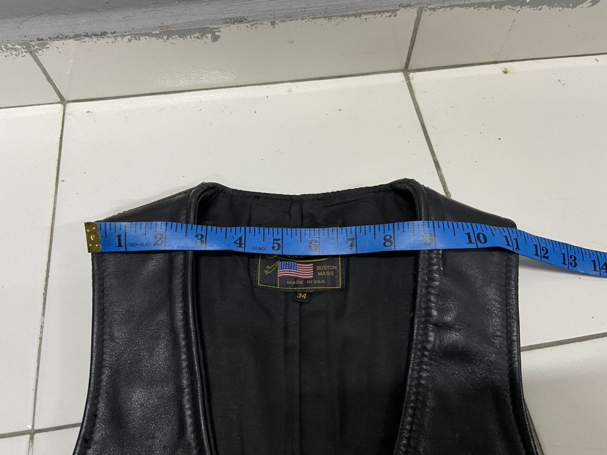 Vanson Leathers VANSON LEATHER BIKERS LEATHER VEST Size US XS / EU 42 / 0 - 13 Thumbnail