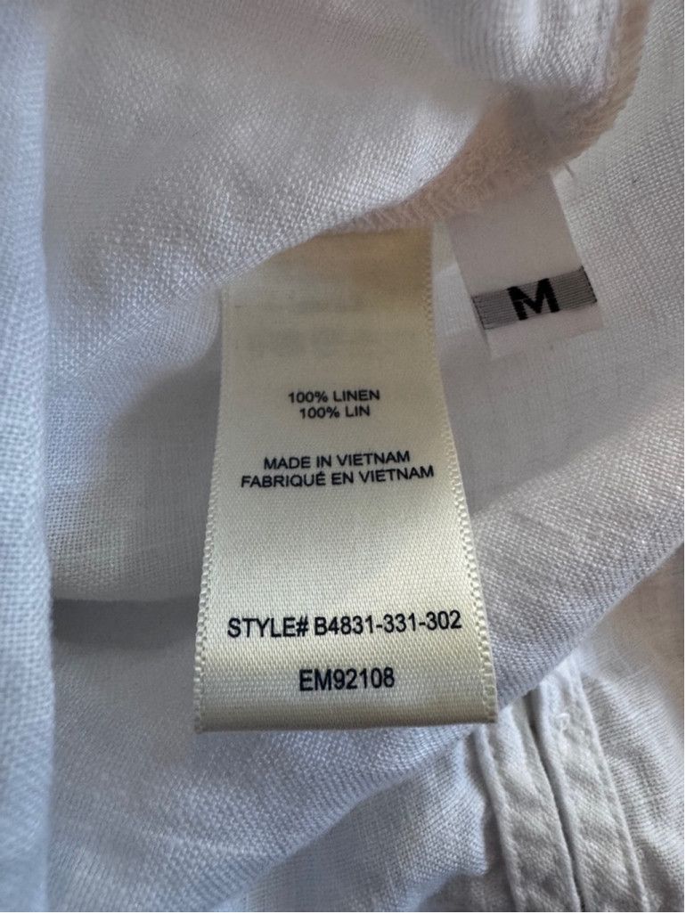 Bella Dahl Bella Dahl Women’s White Linen Crop Tank Top - Medium, NWT Size M / US 6-8 / IT 42-44 - 8 Thumbnail
