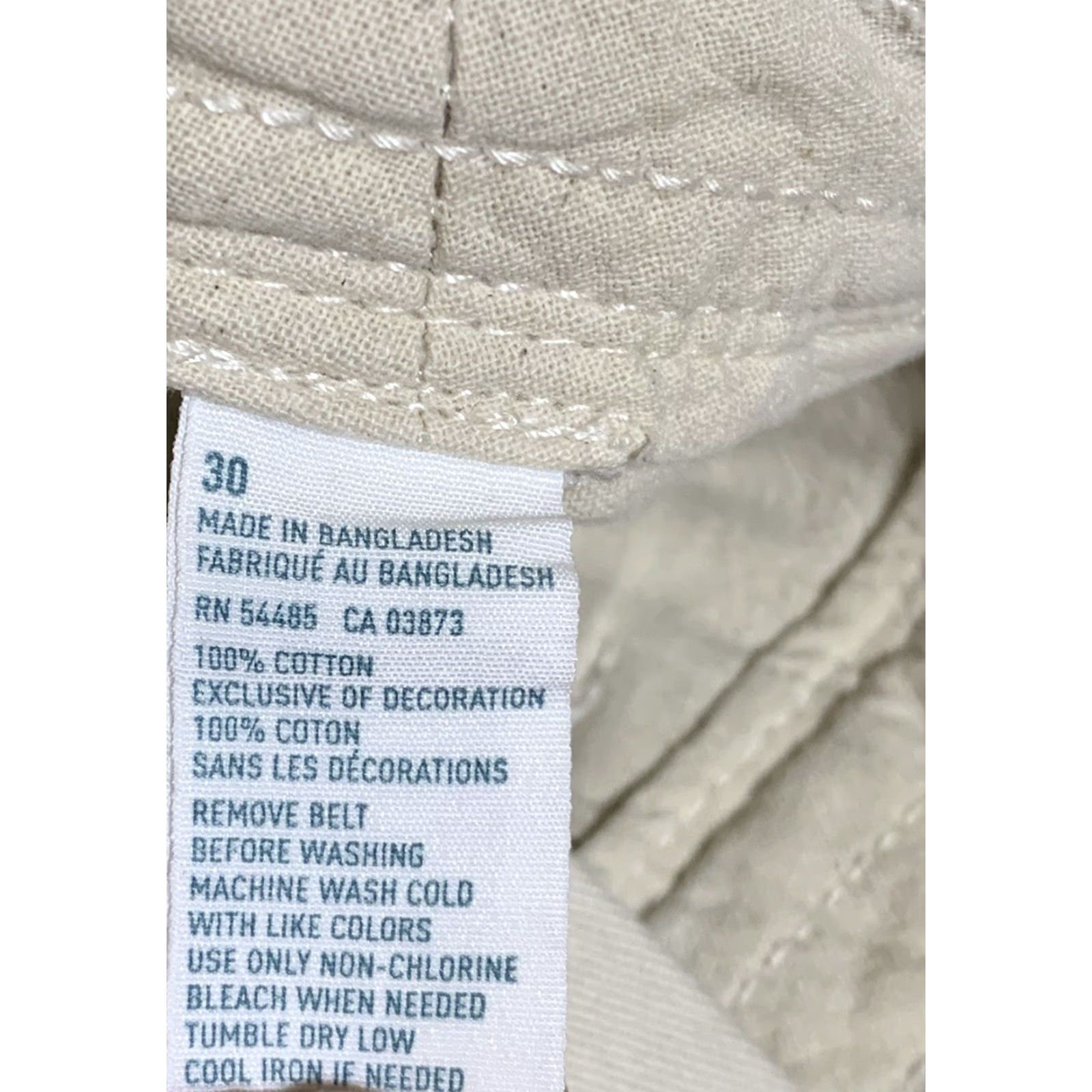 American Eagle Outfitters American Eagle Outfitters Chino Shorts Mens 33 Beige Khaki Flat Front Casual 11in Inseam Longer Length Tag 30 Measures 33 Size US 33 - 7 Thumbnail
