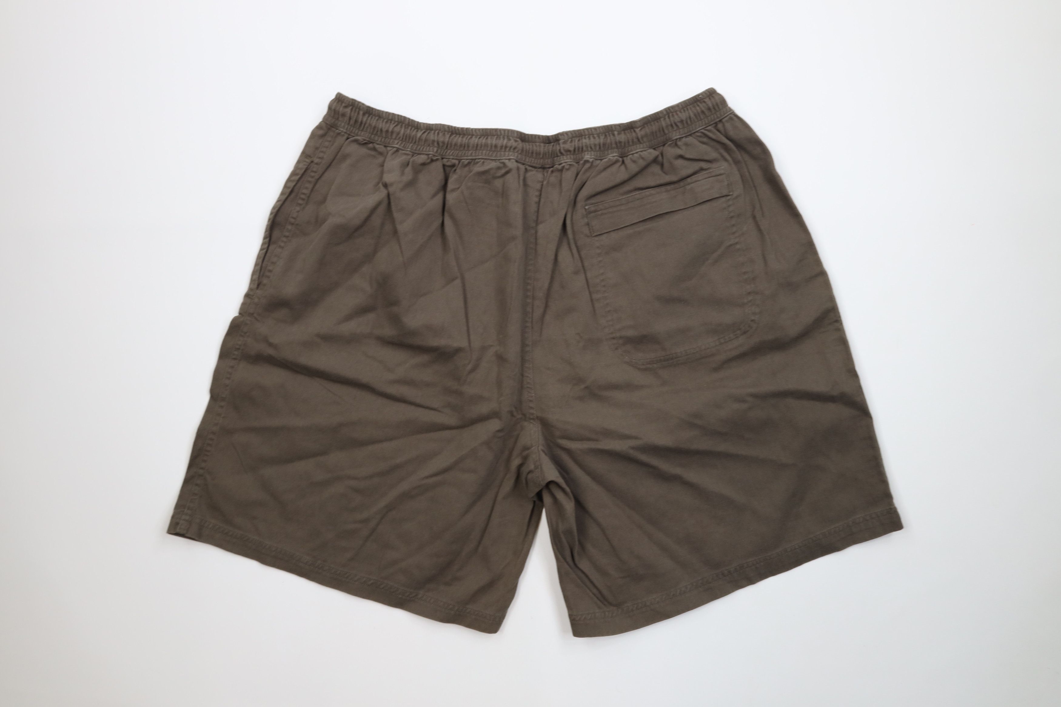 Vintage Vintage 90s Streetwear Blank Above Knee Shorts Green Cotton Size US 36 / EU 52 - 10 Thumbnail