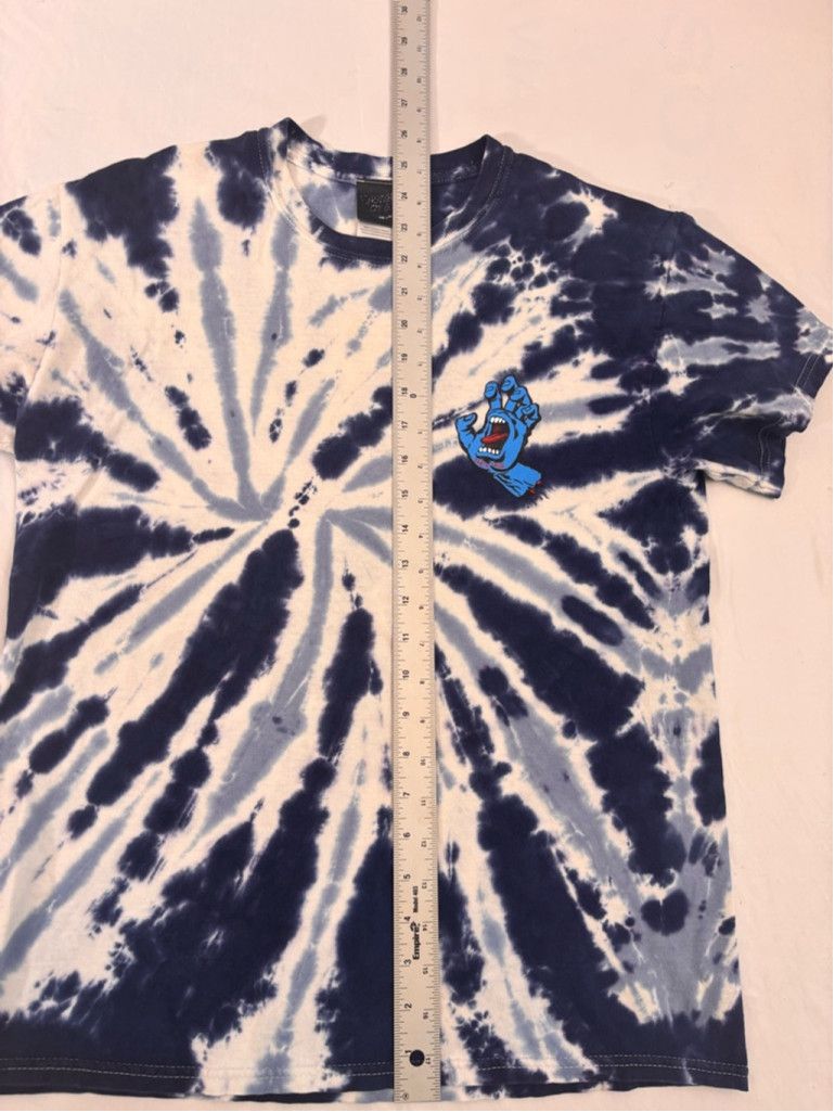 Santa Cruz Skateboards Men's Santa Cruz Tie Dye T-shirt Size M Blue Size US M / EU 48-50 / 2 - 5 Thumbnail