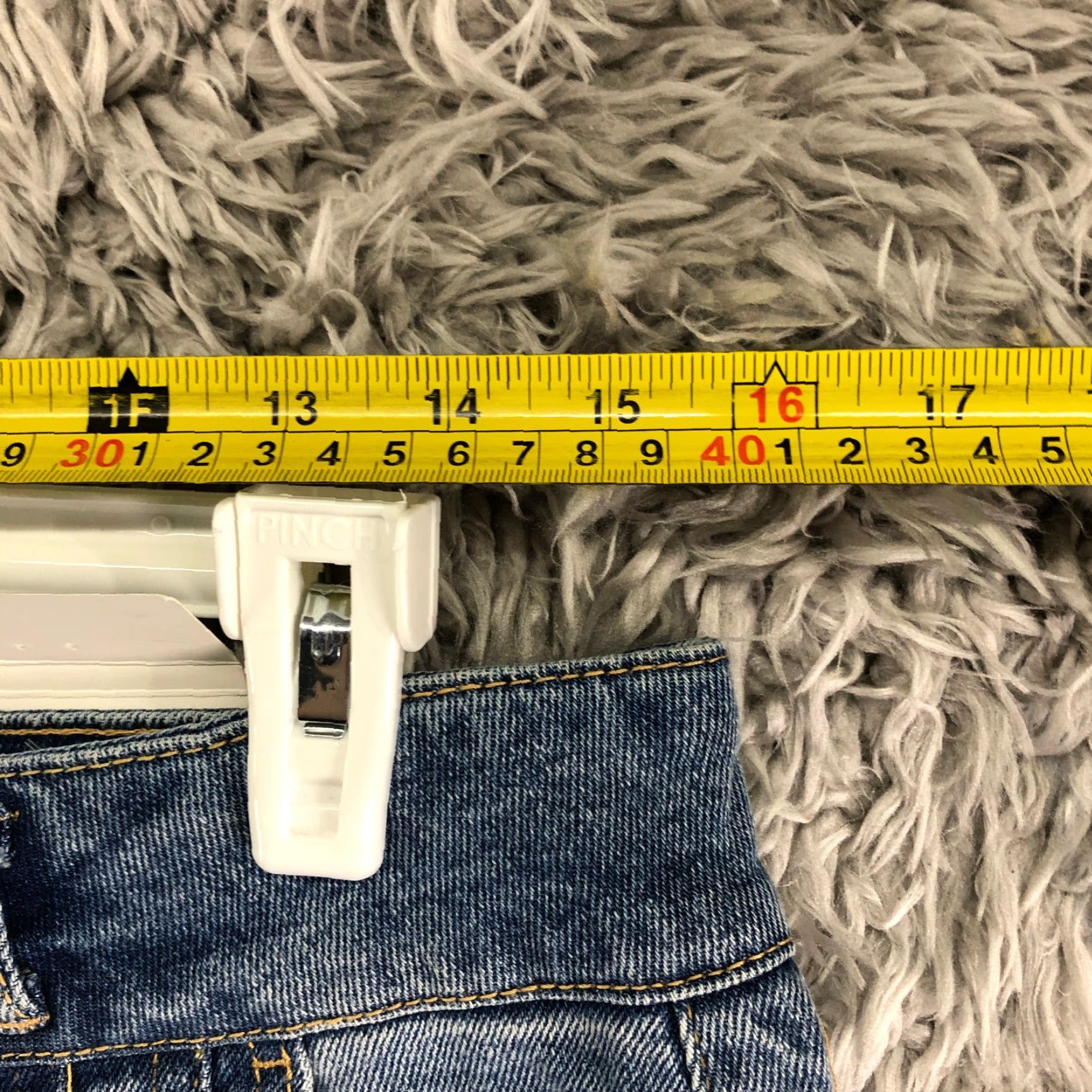 Vintage Wild Fable Highest Rise A-Line Womens Size 12 Blue Jean Shorts Size 34" / US 12 / IT 48 - 2 Thumbnail