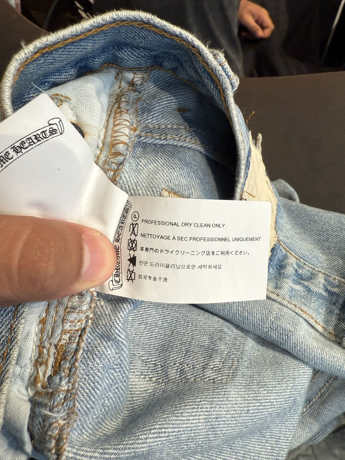Chrome Hearts Chrome Hearts Purple Cross Patch Blue Jeans Levi’s Denim Size US 34 / EU 50 - 10 Thumbnail