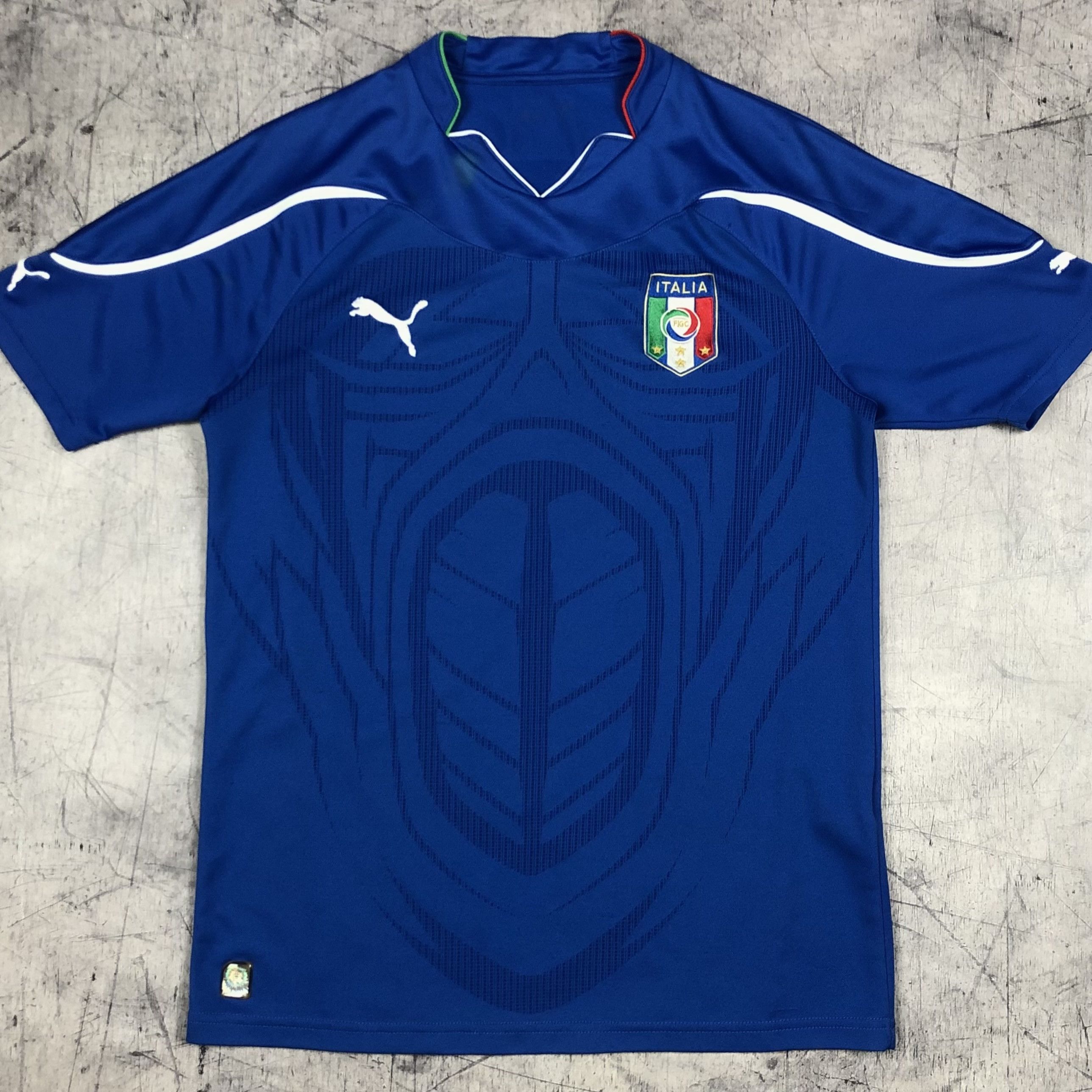 Puma Vintage Italy 2006 World Cup Puma Home Jersey Size US M / EU 48-50 / 2 - 1 Thumbnail