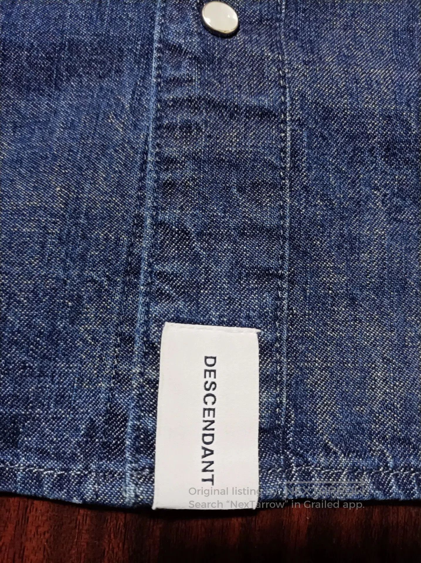 Visvim Descendant 18aw Denim Shirt. Size US M / EU 48-50 / 2 - 3 Thumbnail