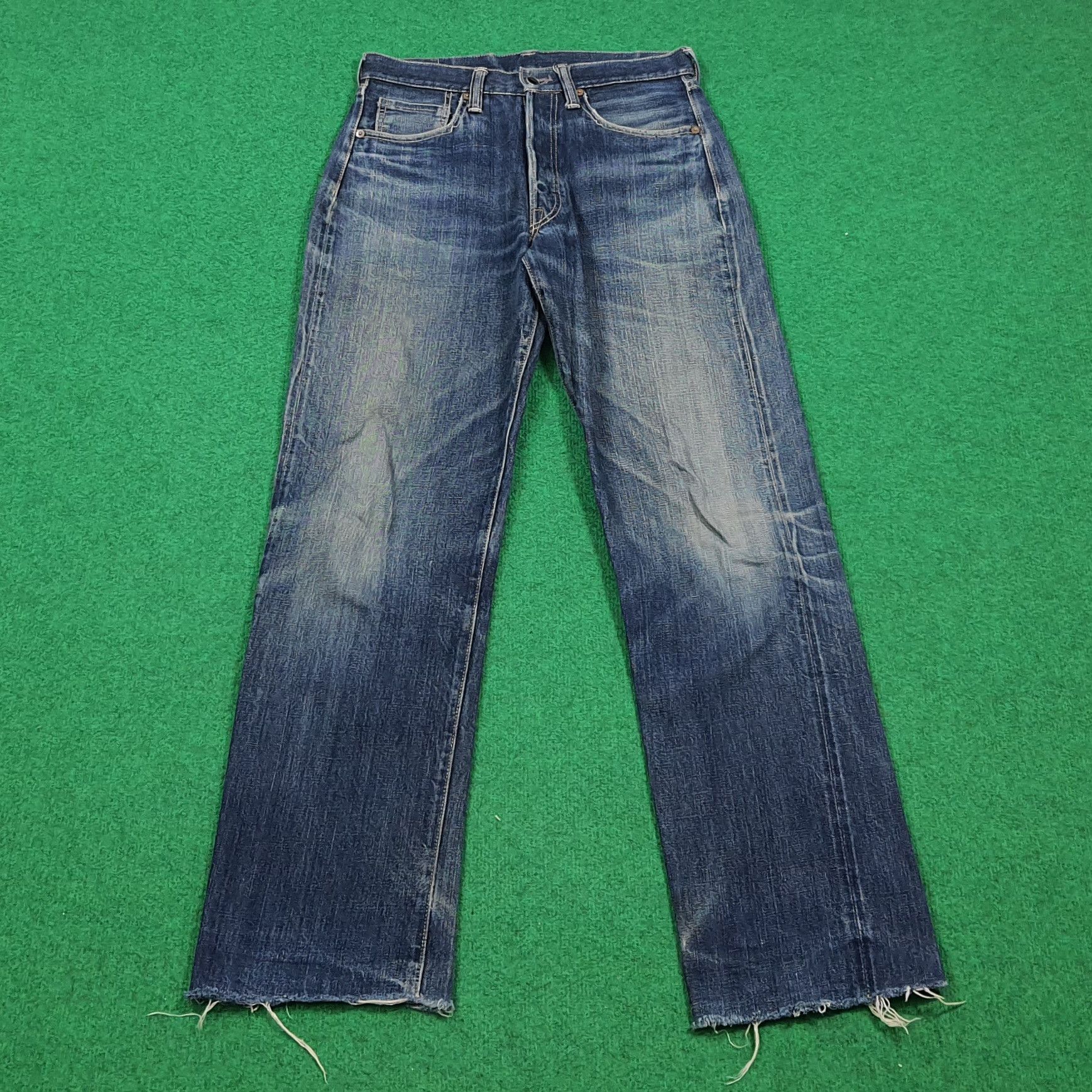 The Real McCoy's Vintage Joe McCoy 901 Selvedge Denim Repro Jeans E1N37 Size US 29 - 1 Thumbnail
