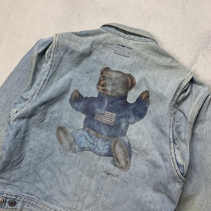 Polo bear jean outlet jacket