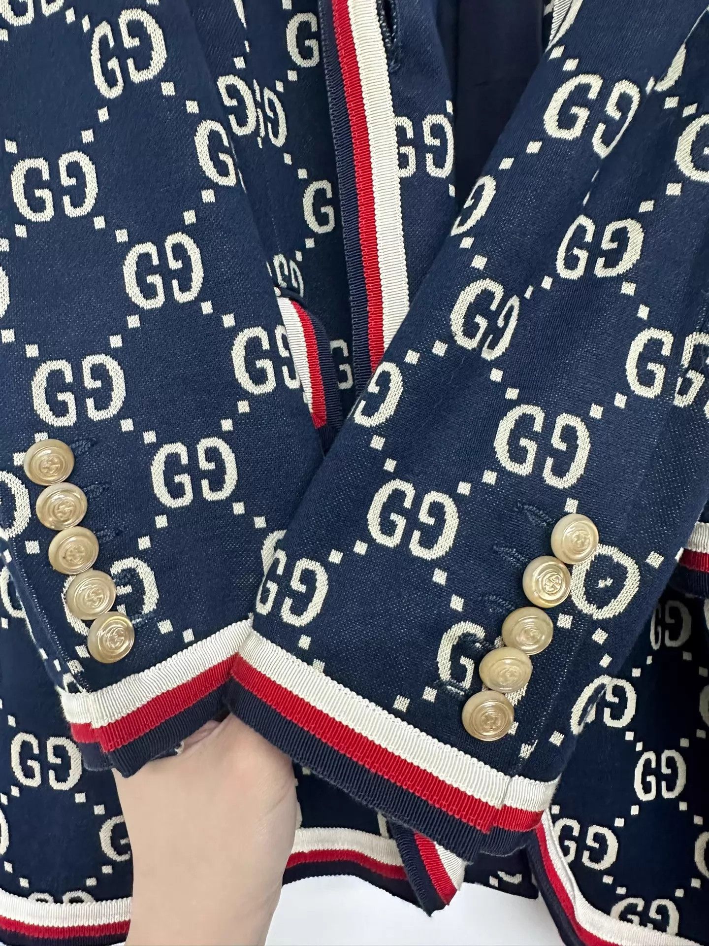 Gucci Gucci All Over Print S Jacket 41/96/71/54 Size S / US 4 / IT 40 - 4 Thumbnail