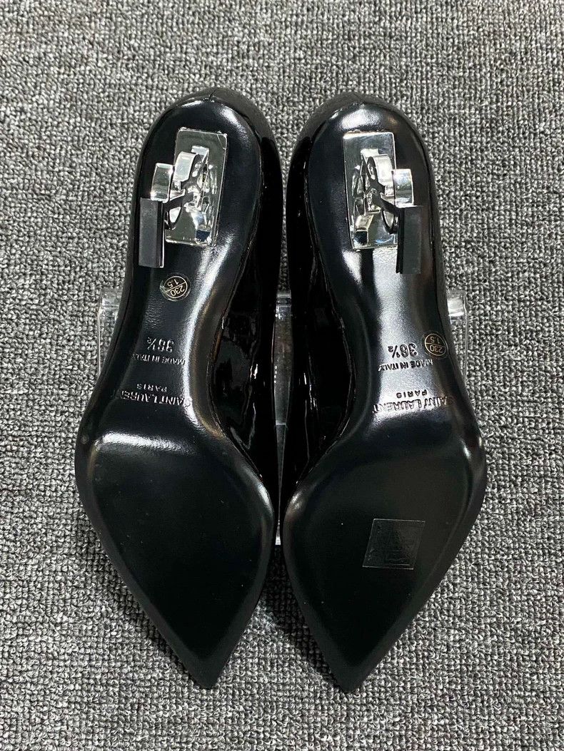 Saint Laurent Paris Saint Laurent Paris Metal Heel Heels 2505-Nextarrow Size US 6 / IT 36 - 6 Thumbnail