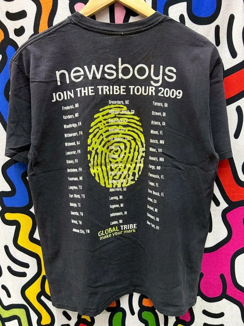 Vintage Vintage 2000s Newsboys tshirt size M Size US M / EU 48-50 / 2 - 3 Thumbnail