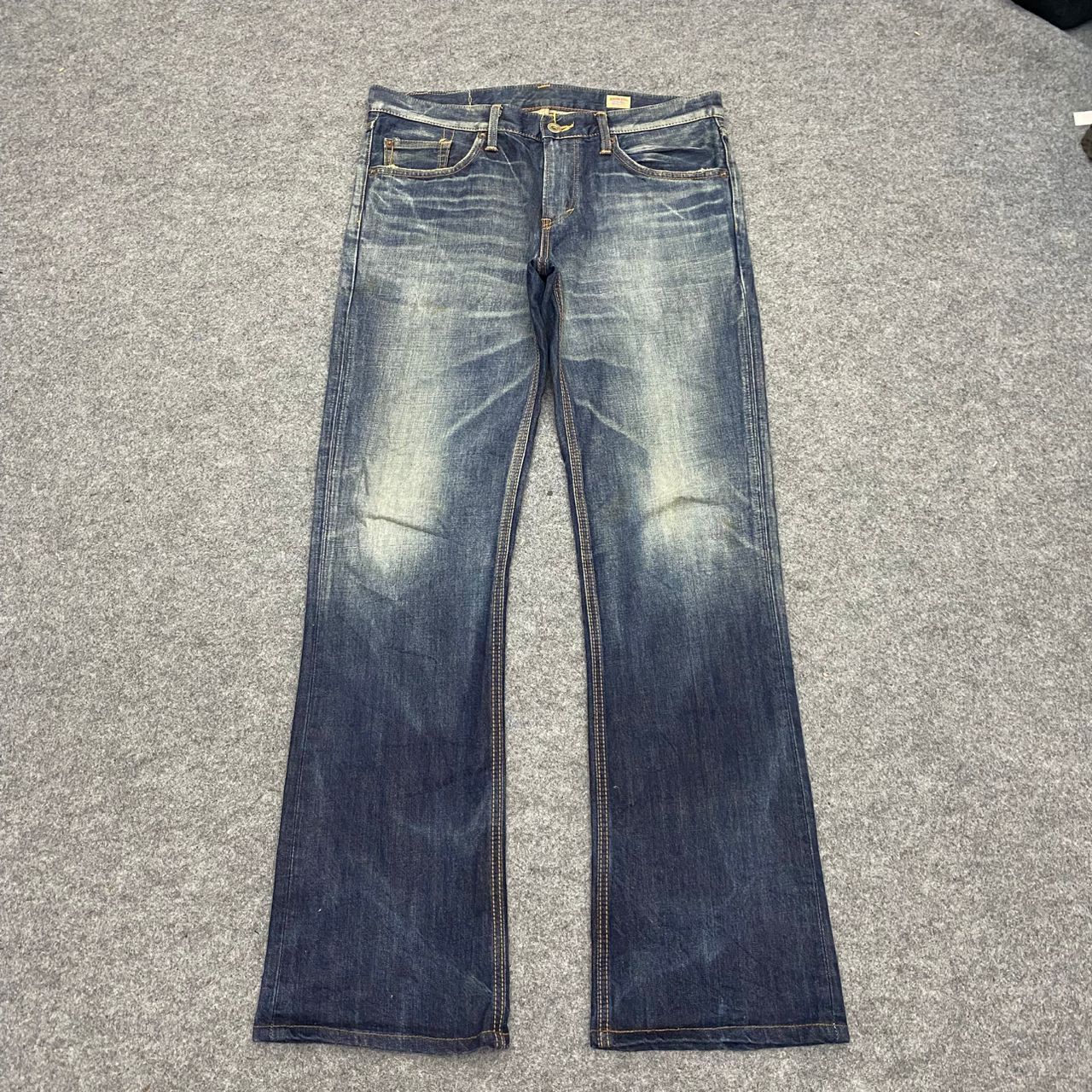Edwin 💥Flare💥Vintage Edwin 503 Company Denim Jeans Size US 36 / EU 52 - 1 Thumbnail