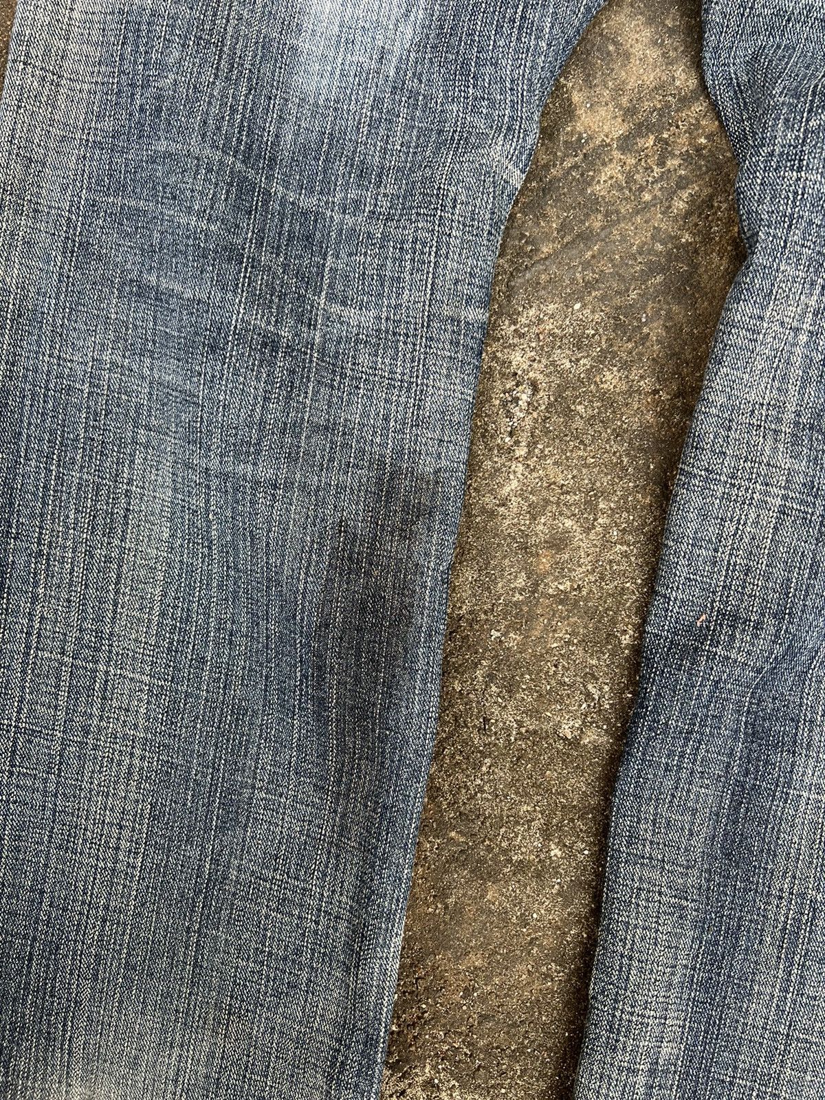 Japanese Brand × Vintage VINTAGE BACK NUMBER DISTRESSED JEANS Size US 31 - 9 Thumbnail