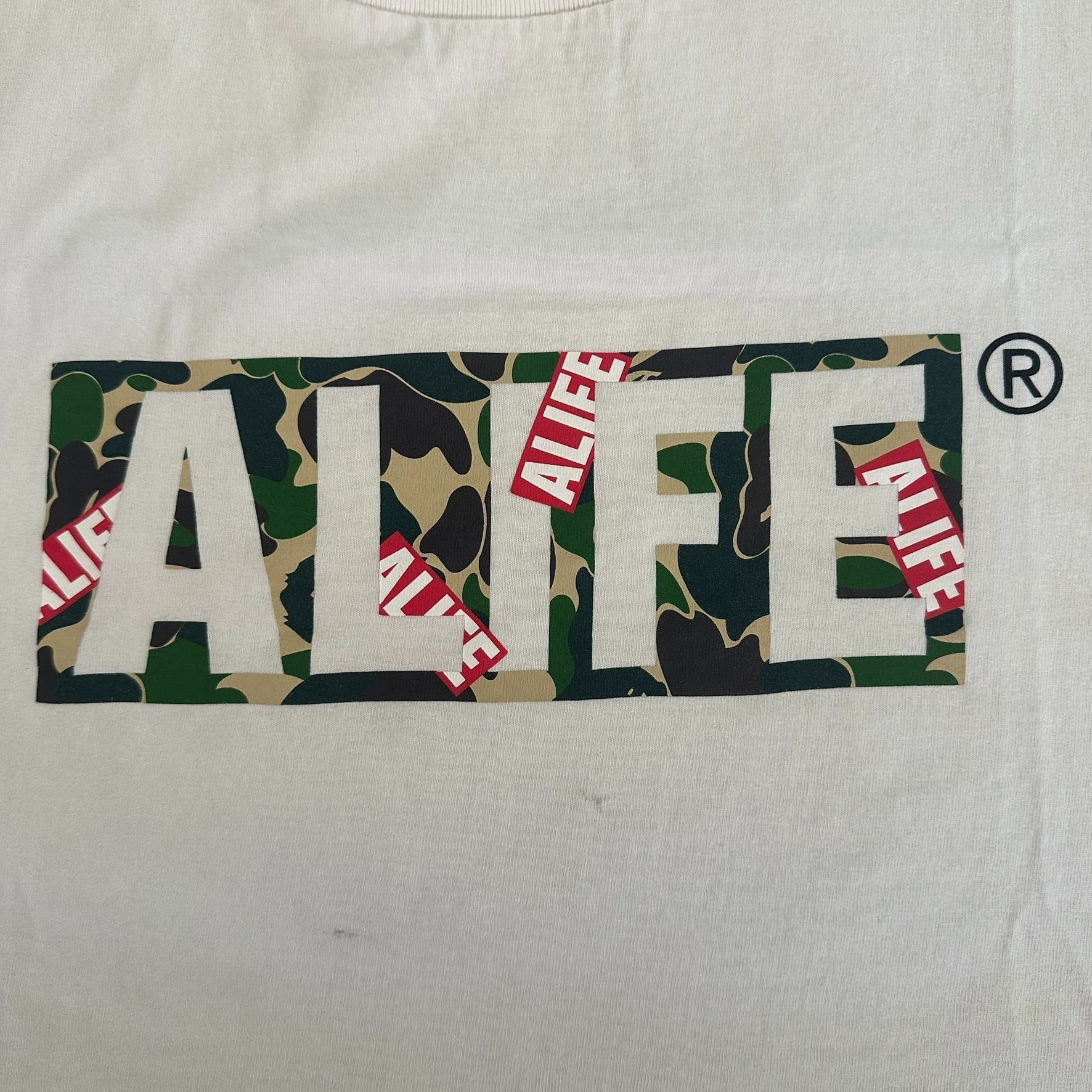 Bape BAPE A Bathing Ape x ALIFE Camo Box Logo T-Shirt Tee Size US L / EU 52-54 / 3 - 2 Thumbnail