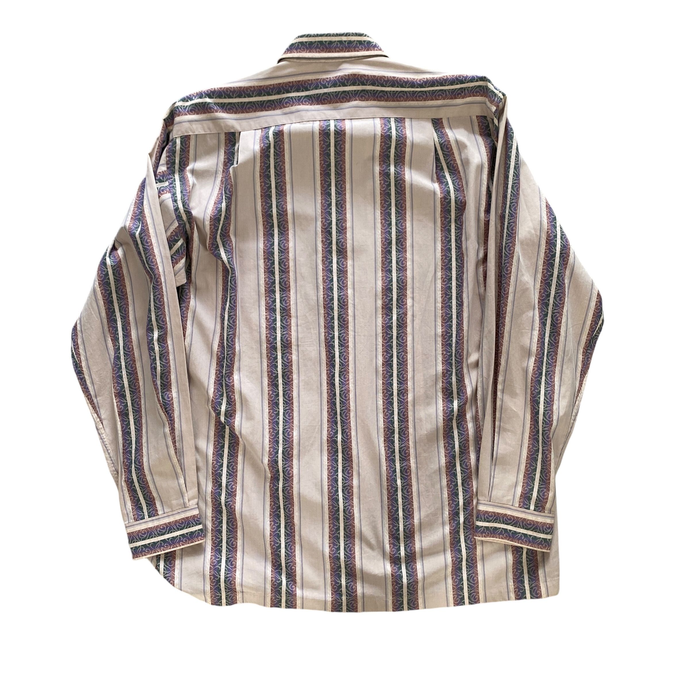 Pierre Balmain × Vintage Vintage Pierre Balmain Stripped Longsleeve Shirts Size US L / EU 52-54 / 3 - 4 Thumbnail