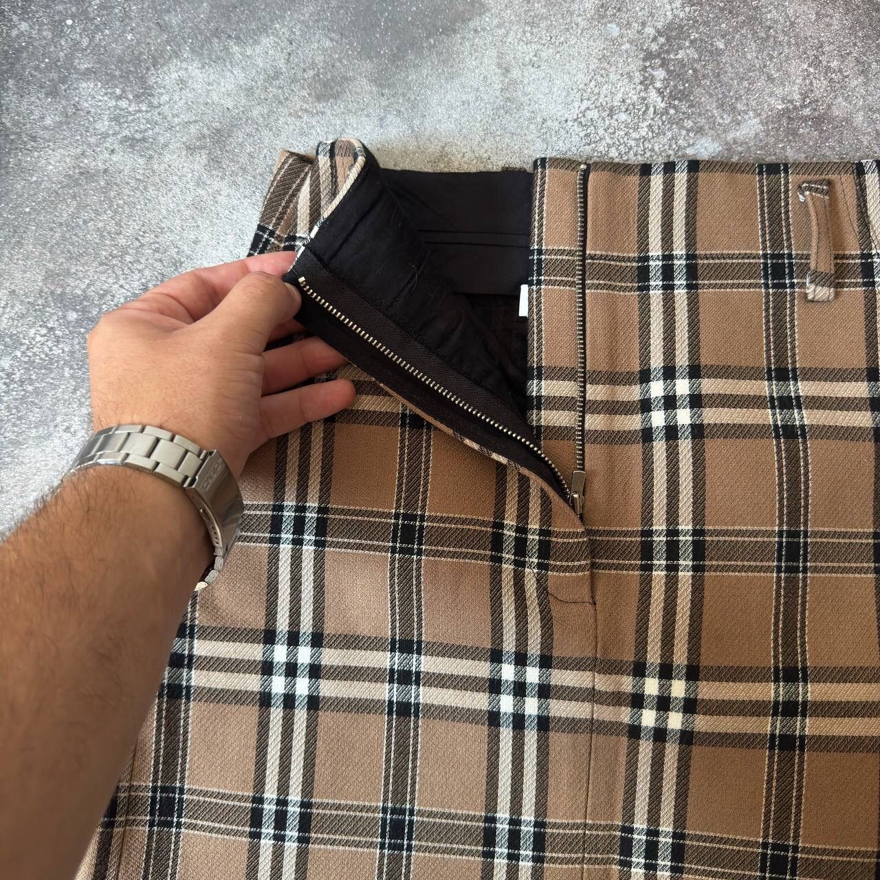 Sandro Sandro Paris Amazing Plaid Skirt Size 24" / US 00 / IT 34 - 3 Thumbnail