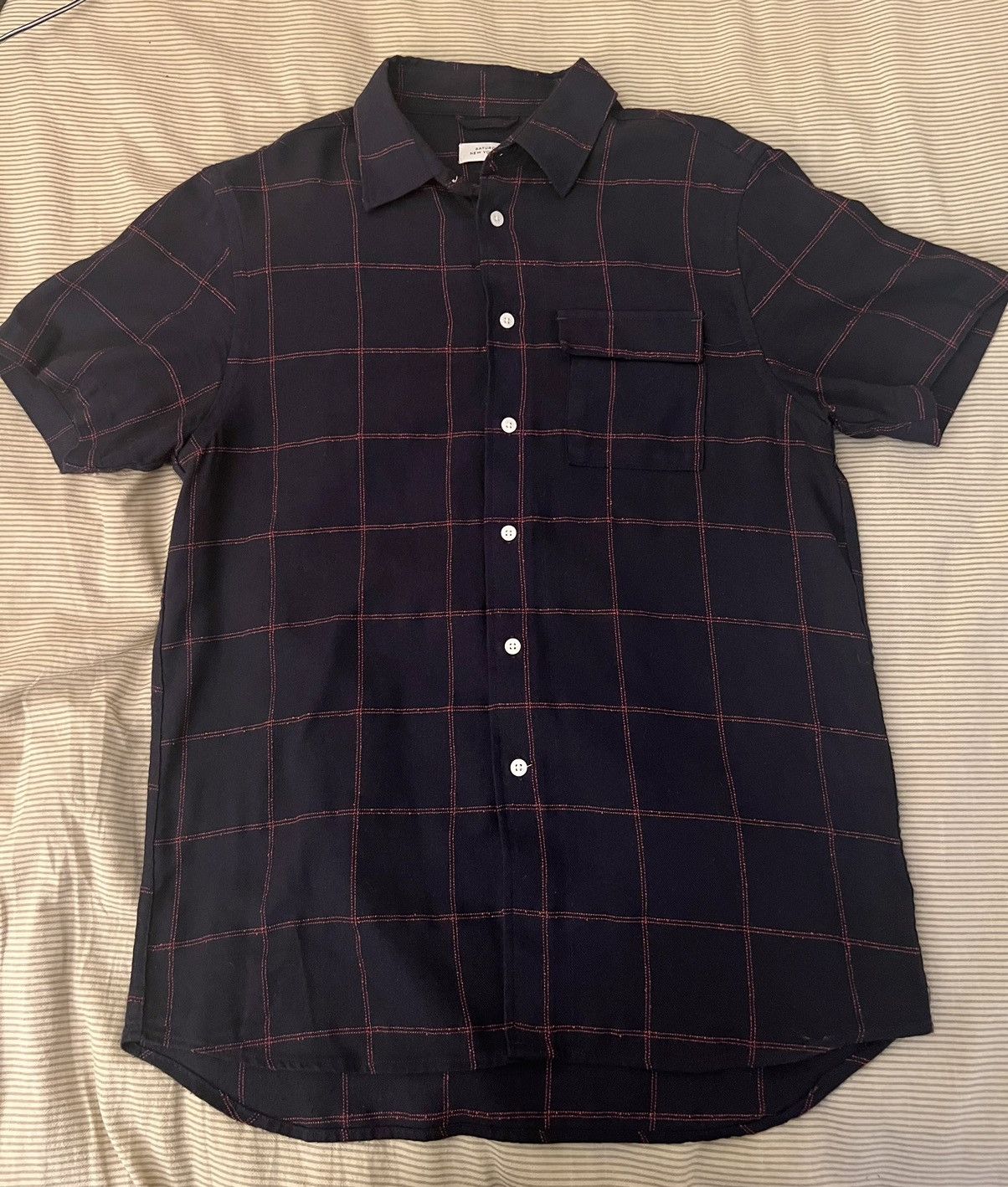 Saturdays NYC Saturday’s Short-Sleeve Button Down Shirt Size US M / EU 48-50 / 2 - 1 Thumbnail