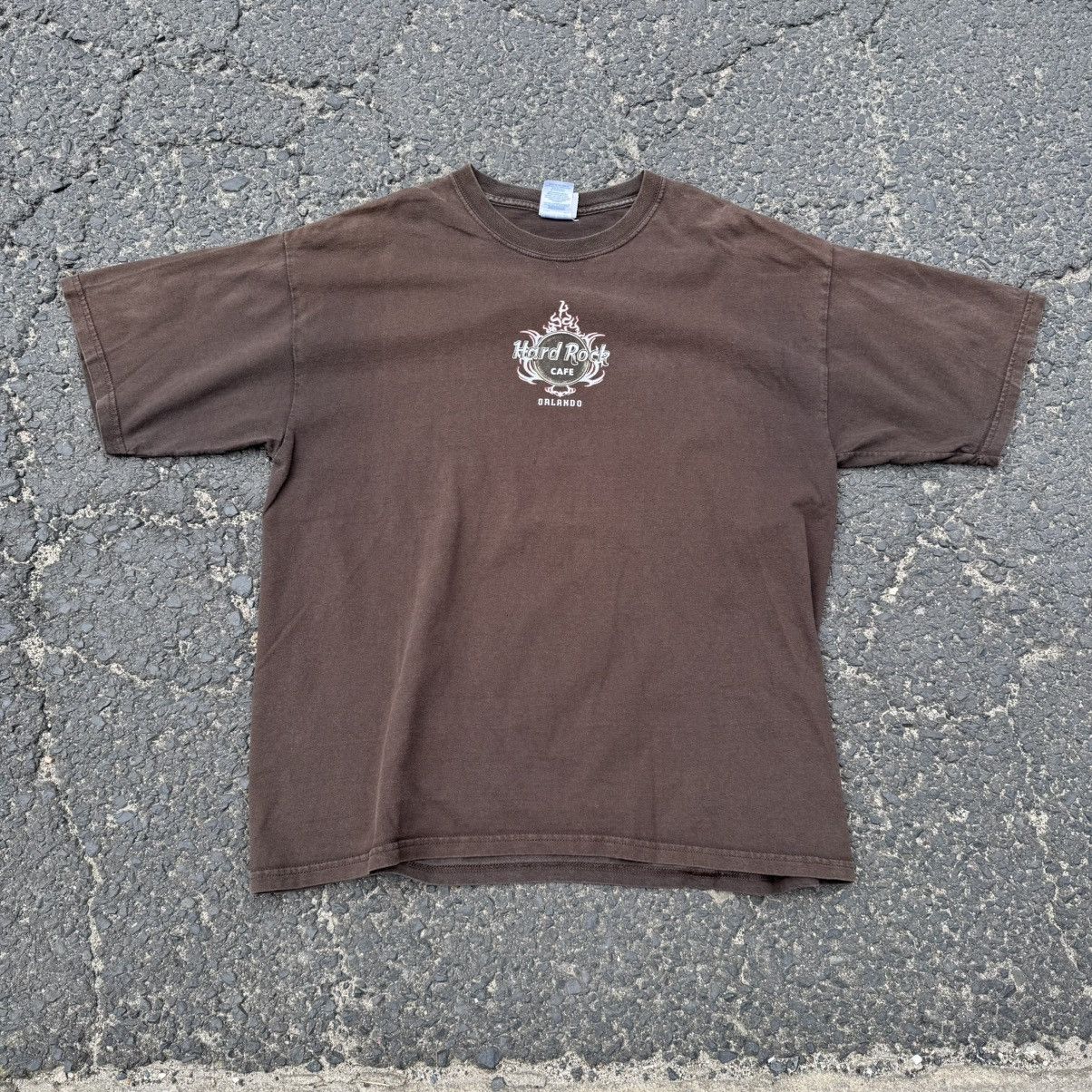 Hard Rock Cafe Vintage Hard Rock Cage Orlando USA Dragon Washed Tee 90s Size US XL / EU 56 / 4 - 9 Thumbnail