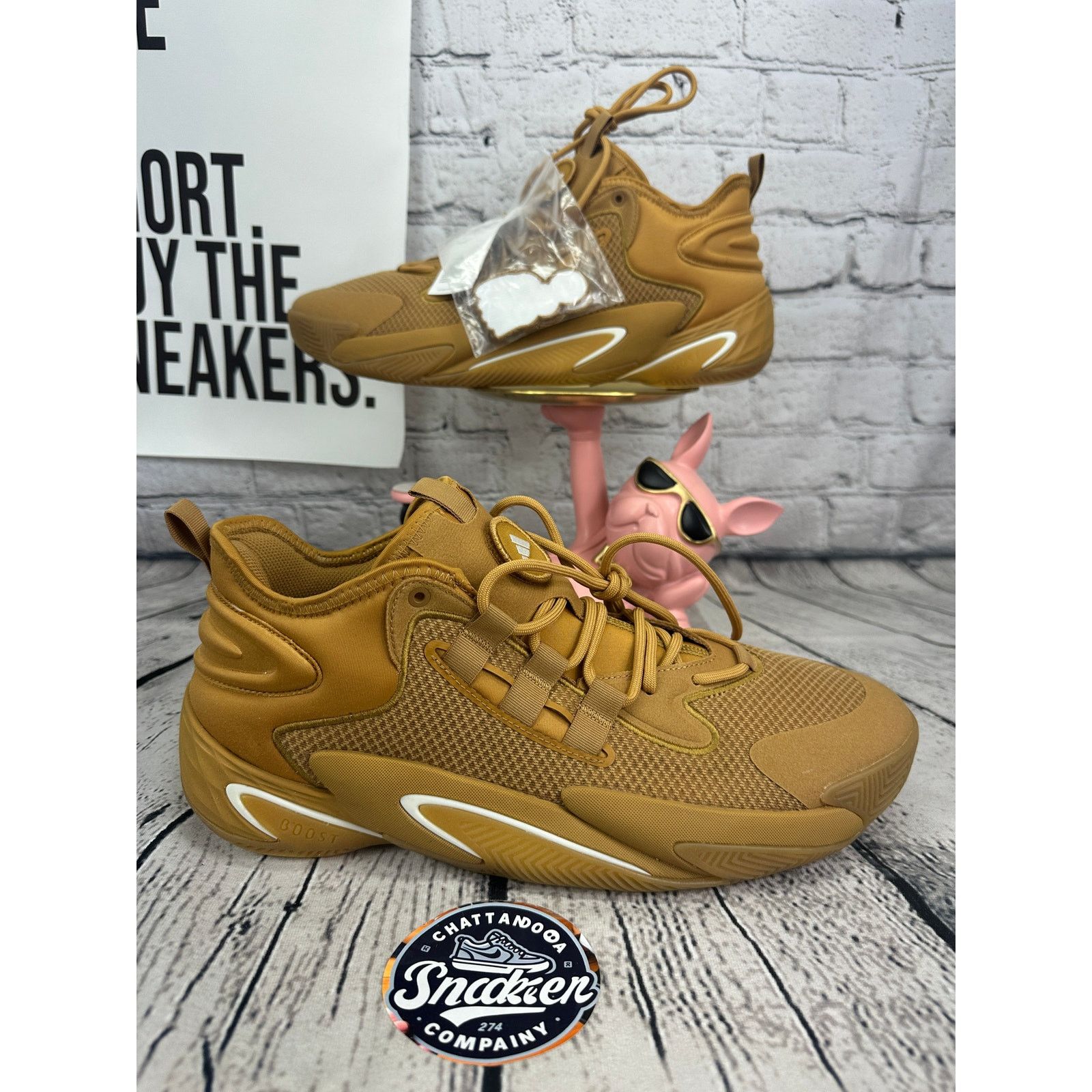 Adidas Adidas BYW Select Boost Basketball Shoes Mens 13 Brown NEW Size US 13 / EU 46 - 1 Thumbnail