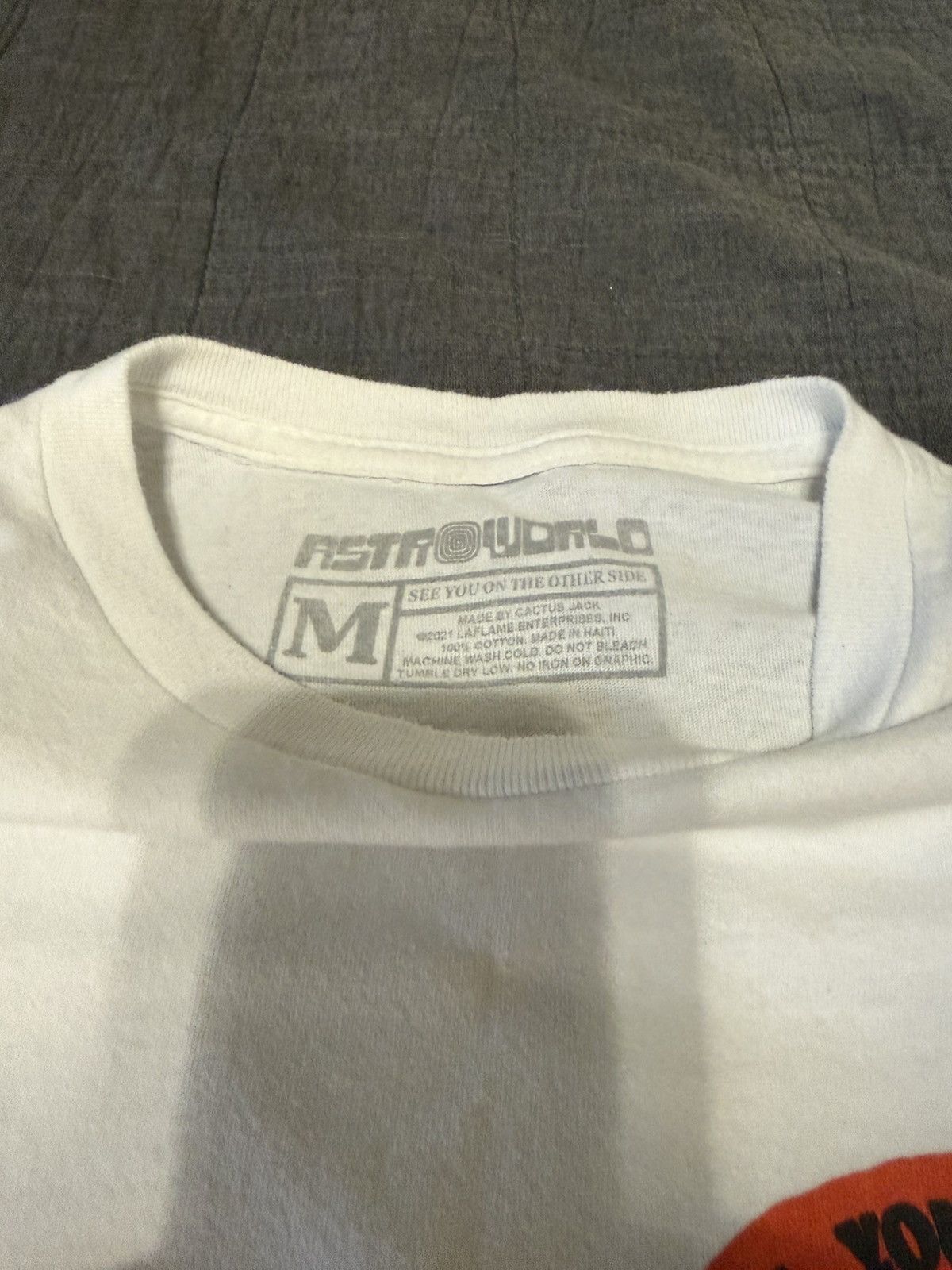 Travis Scott Travis Scott Astroworld Fest White Tee Size US M / EU 48-50 / 2 - 4 Thumbnail