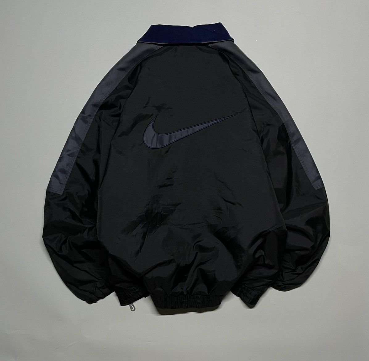 Nike × Vintage Nike 90s Heavy Halfzip Nylon Biglogo windbreaker Jacket Size US M / EU 48-50 / 2 - 1 Thumbnail