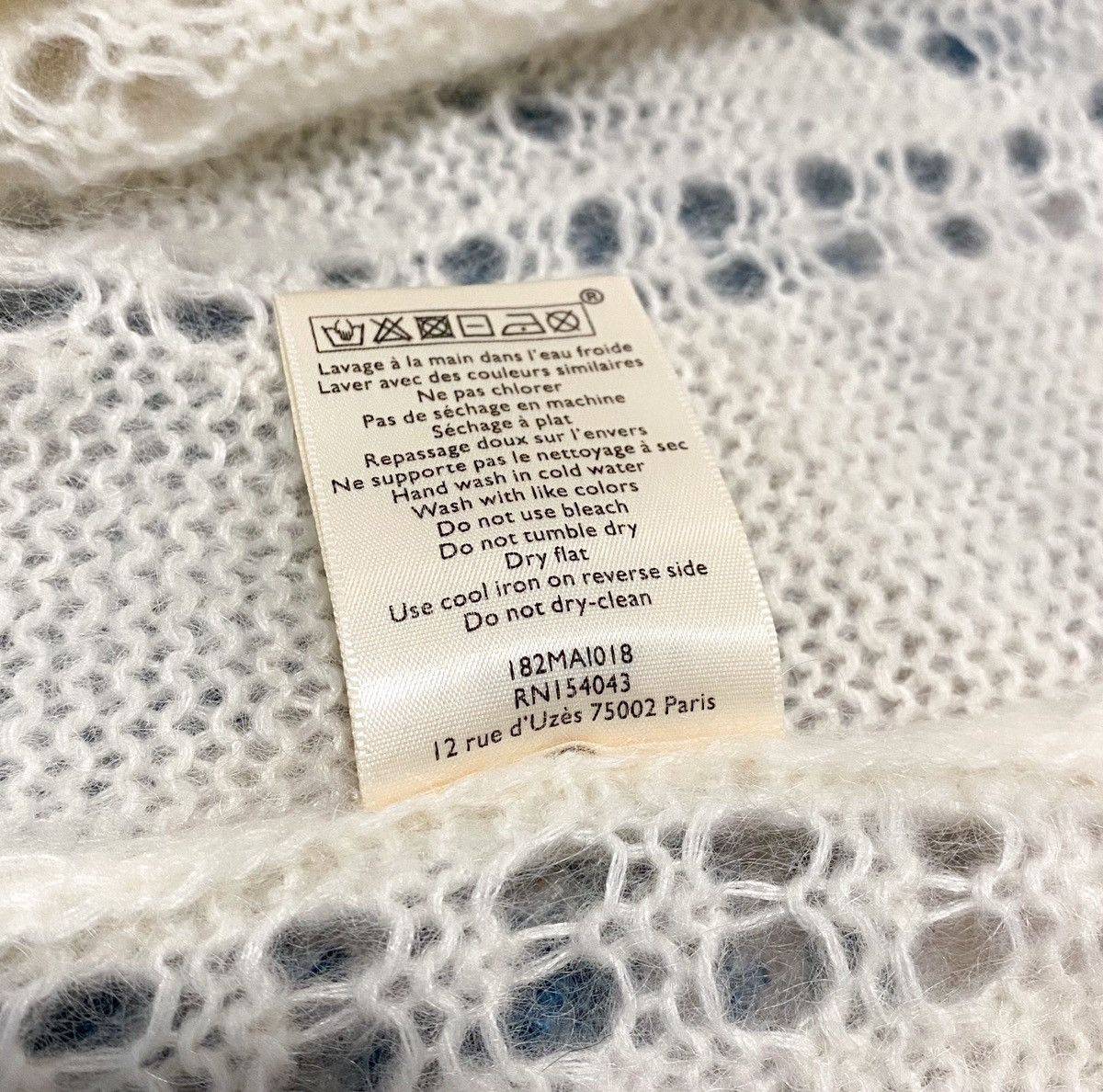 Sezane La Maille Sezane Paris Wool and Kid Mohair Cardigan Size S / US 4 / IT 40 - 11 Thumbnail