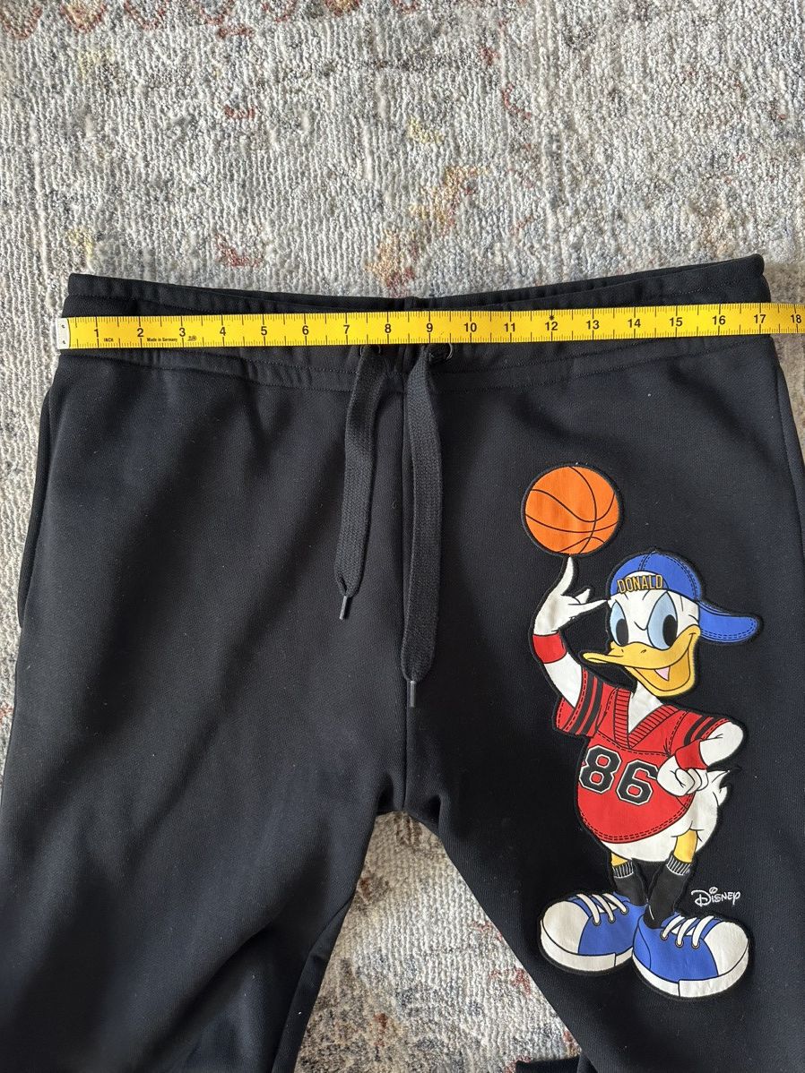 H&M × Moschino Moschino Donald Duck Sweatpants Size US 33 - 9 Thumbnail