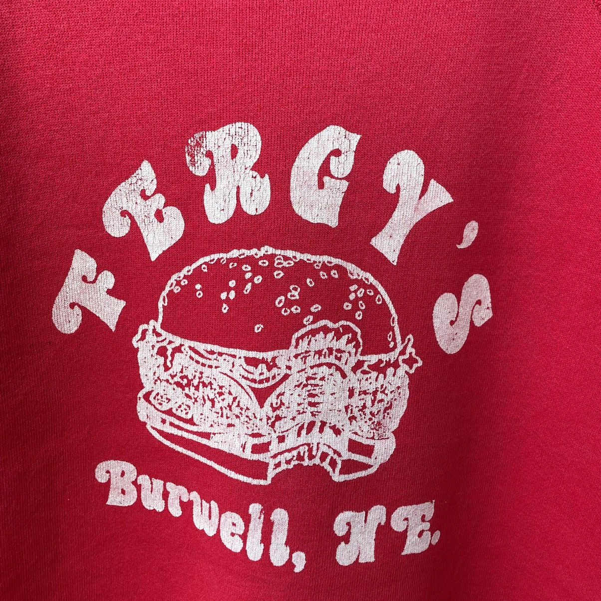Vintage 🔥Vintage 80s Fergy Burwell Burger Fast Food Sweatshirts Size US M / EU 48-50 / 2 - 6 Thumbnail