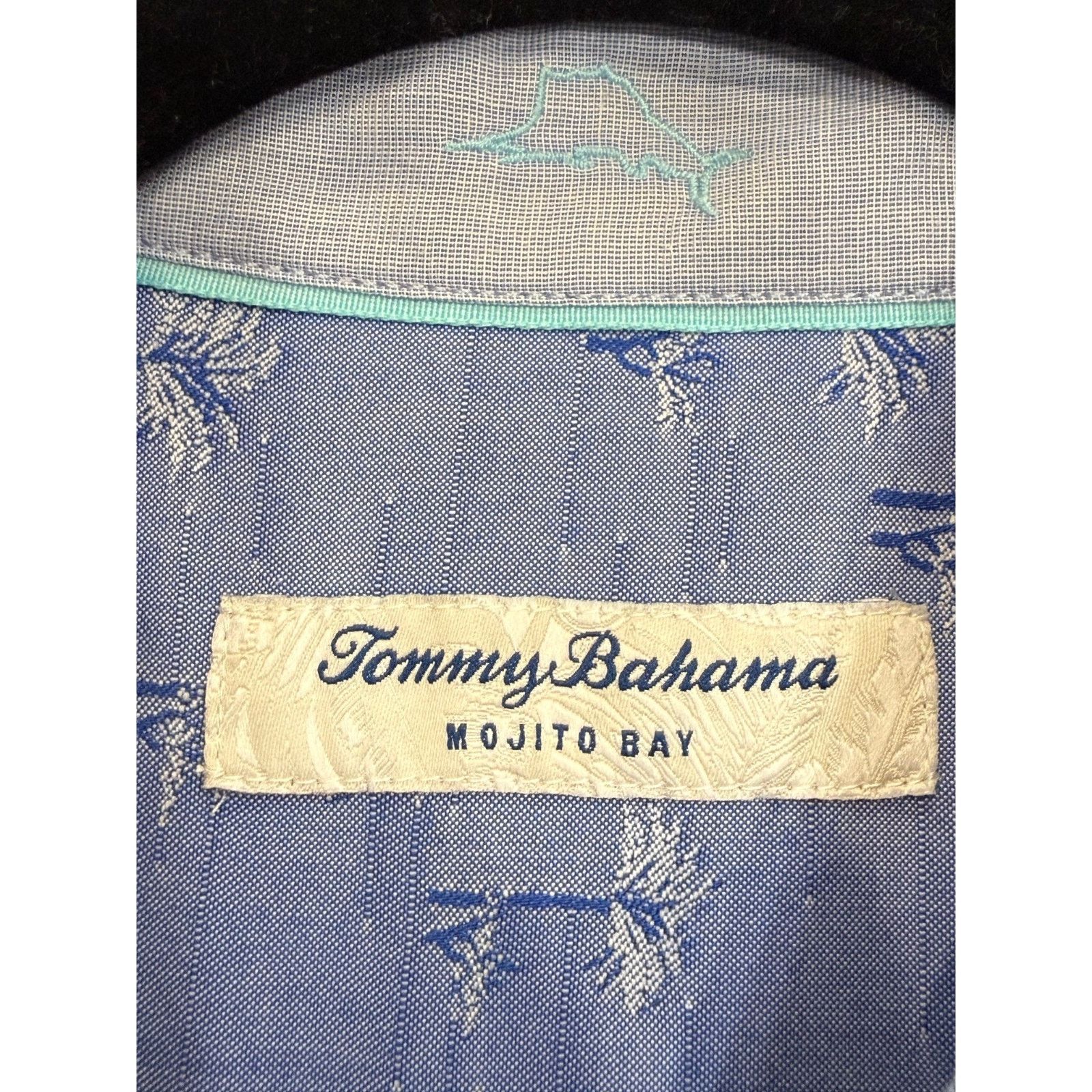 Tommy Bahama TOMMY BAHAMA Camp Shirt Embroidered Blue MEN NWT | MSRP $138 Size US M / EU 48-50 / 2 - 6 Thumbnail