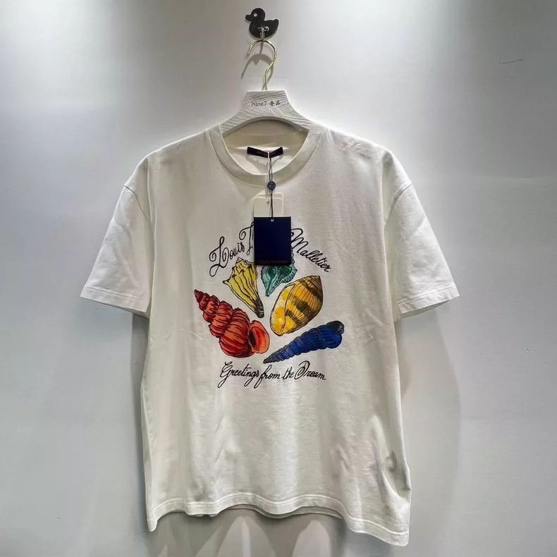Louis Vuitton 24 New Conch Monogrammed Logo Short Sleeves
