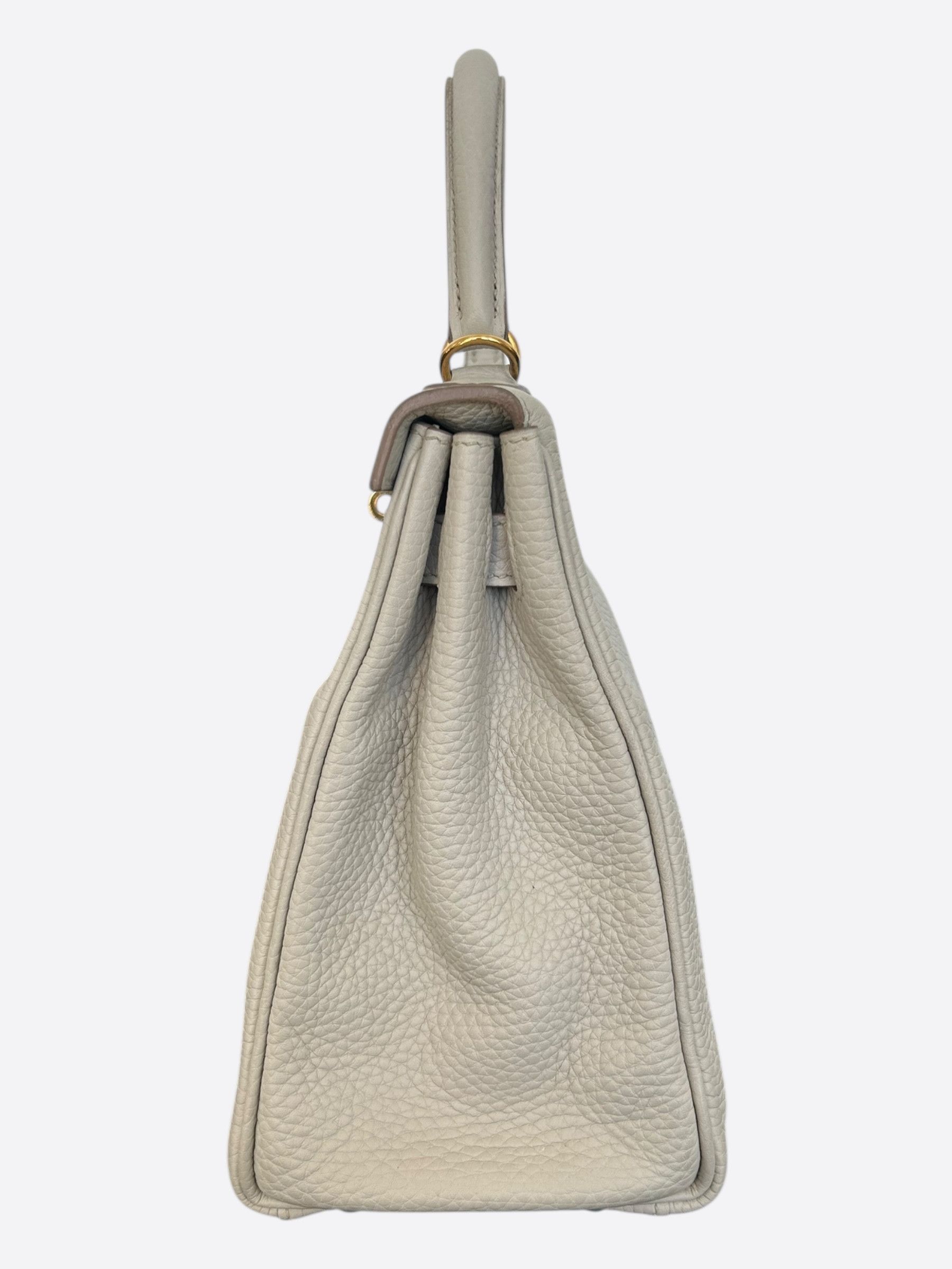 Hermes Beton Togo & Gold Hardware Kelly 28