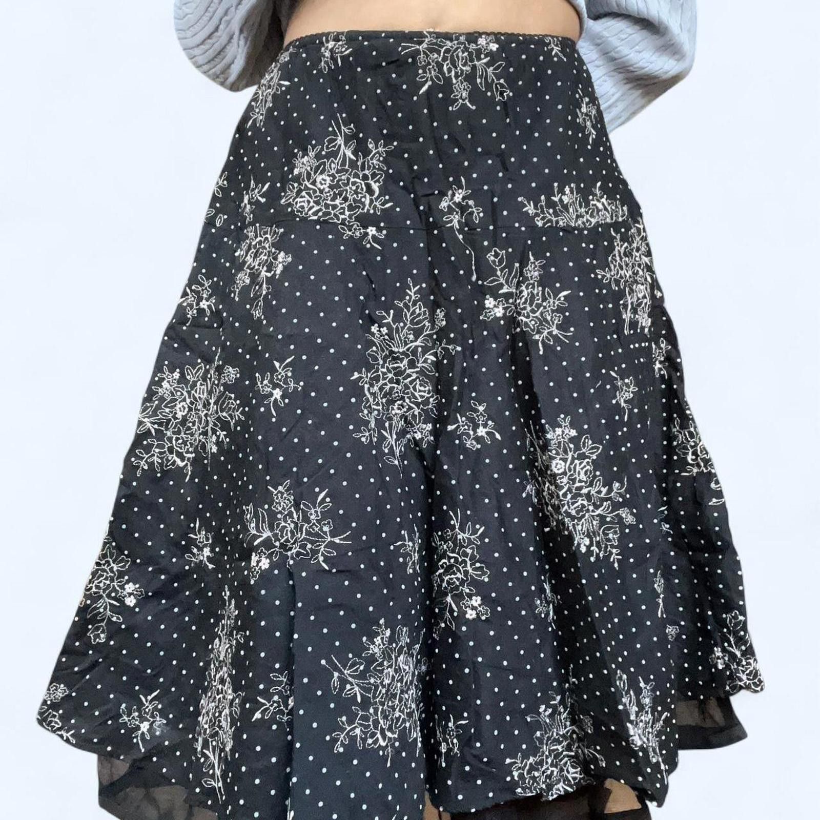 Other Women's Black and Multi Skirt Size 32" / US 10 / IT 46 - 1 Thumbnail