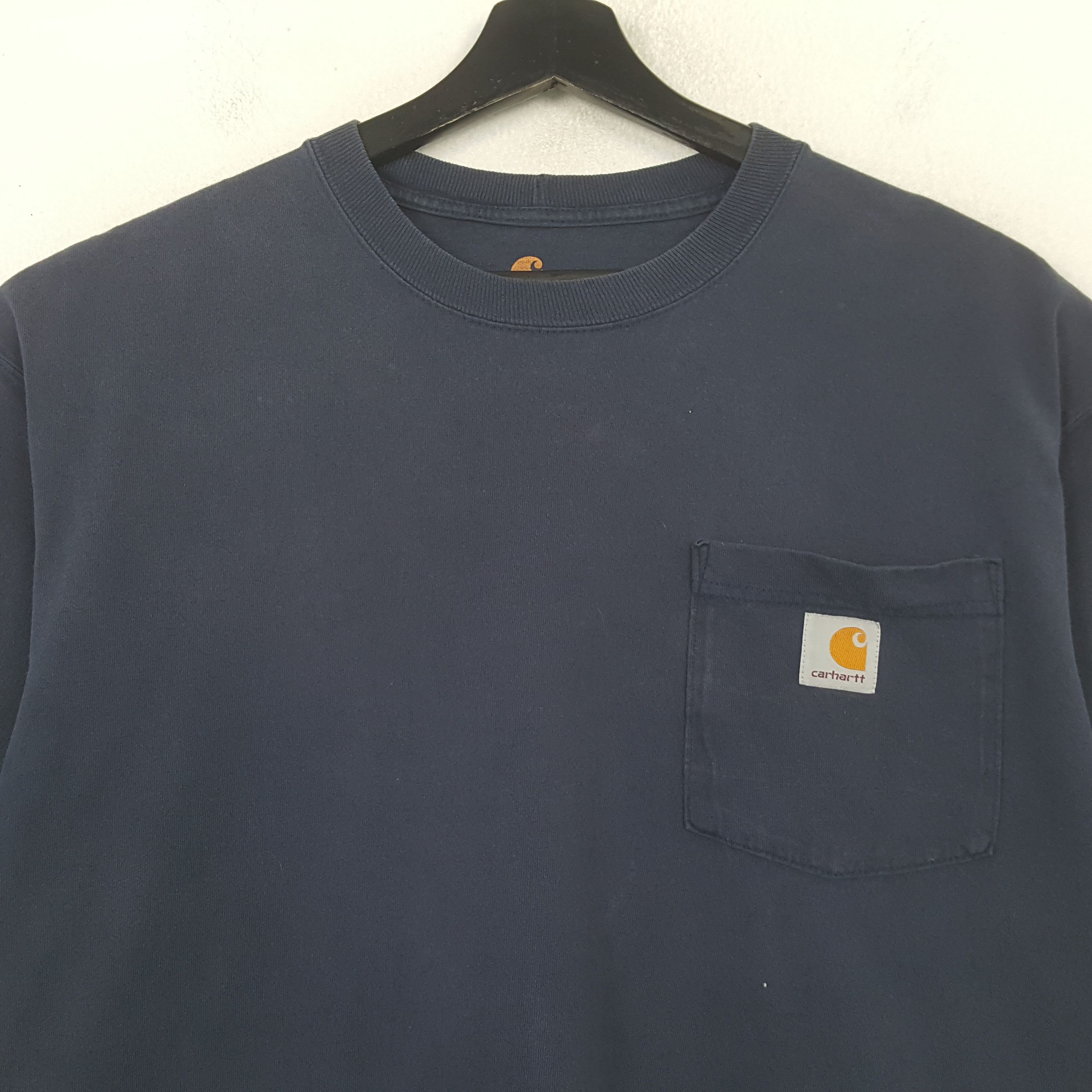 Carhartt Carhartt Logo Pocket Design Tshirt RR25 Size US XL / EU 56 / 4 - 2 Thumbnail