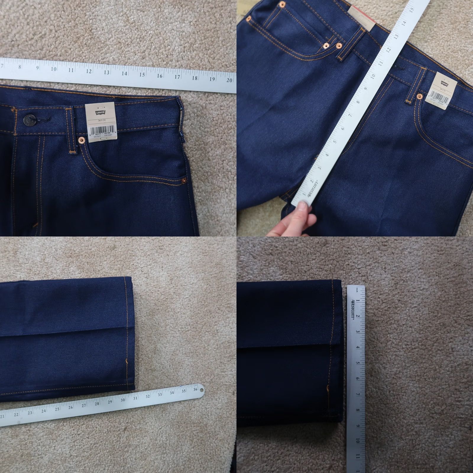 Levi's VINTAGE Levi's 517 Bootcut Jeans Men 34x30 Blue Denim Pants Cowboy western new Size US 34 / EU 50 - 9 Thumbnail