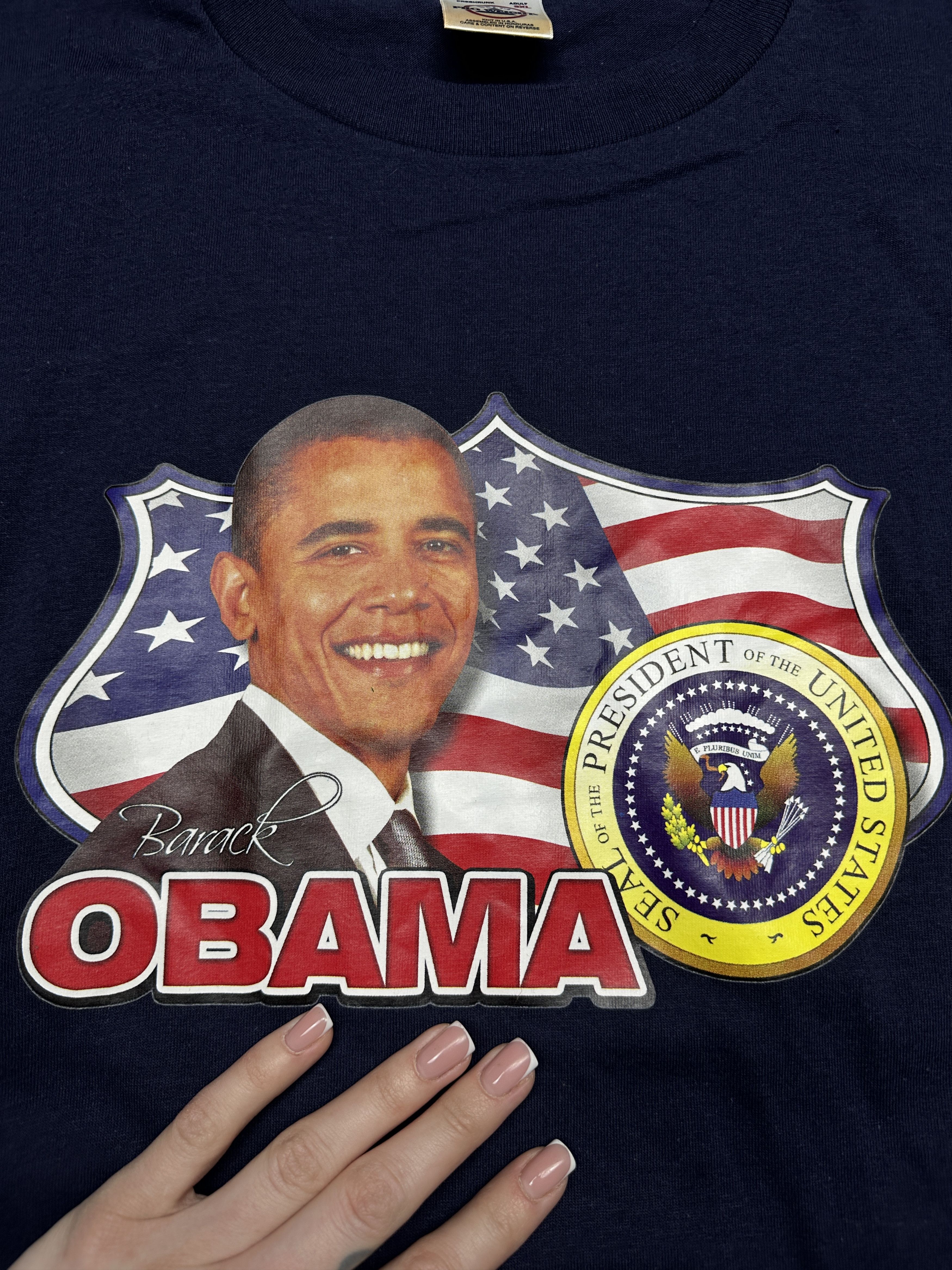 Vintage Barack Obama President USA Vintage Mens T-Shirt Size US XXL / EU 58 / 5 - 3 Thumbnail