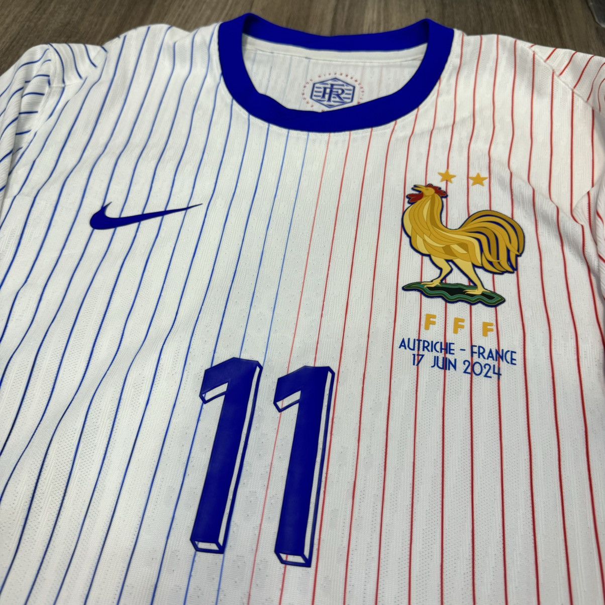 Nike France Euro2024 player issue away shirt #11 Dembele Size US XL / EU 56 / 4 - 3 Thumbnail