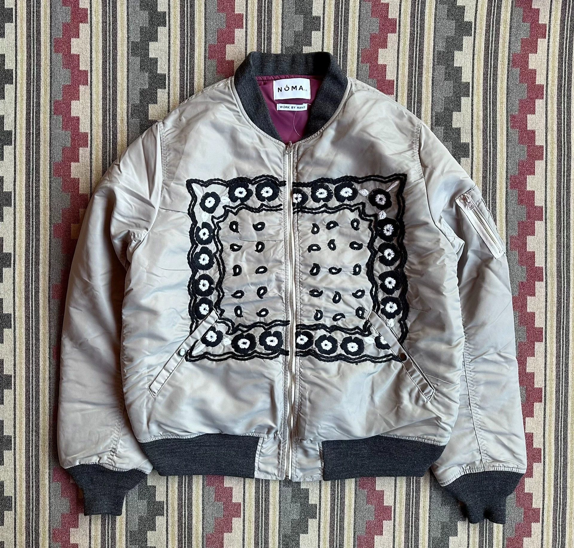 NOMA t.d NOMA t.d. Hand Embroidered 2-Sided Ma-1 JPN Size 4 Size US XL / EU 56 / 4 - 1 Thumbnail